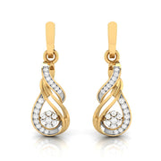 Daily wear earrings design Pirouette Lab Grown Diamond Earrings Fiona Diamonds