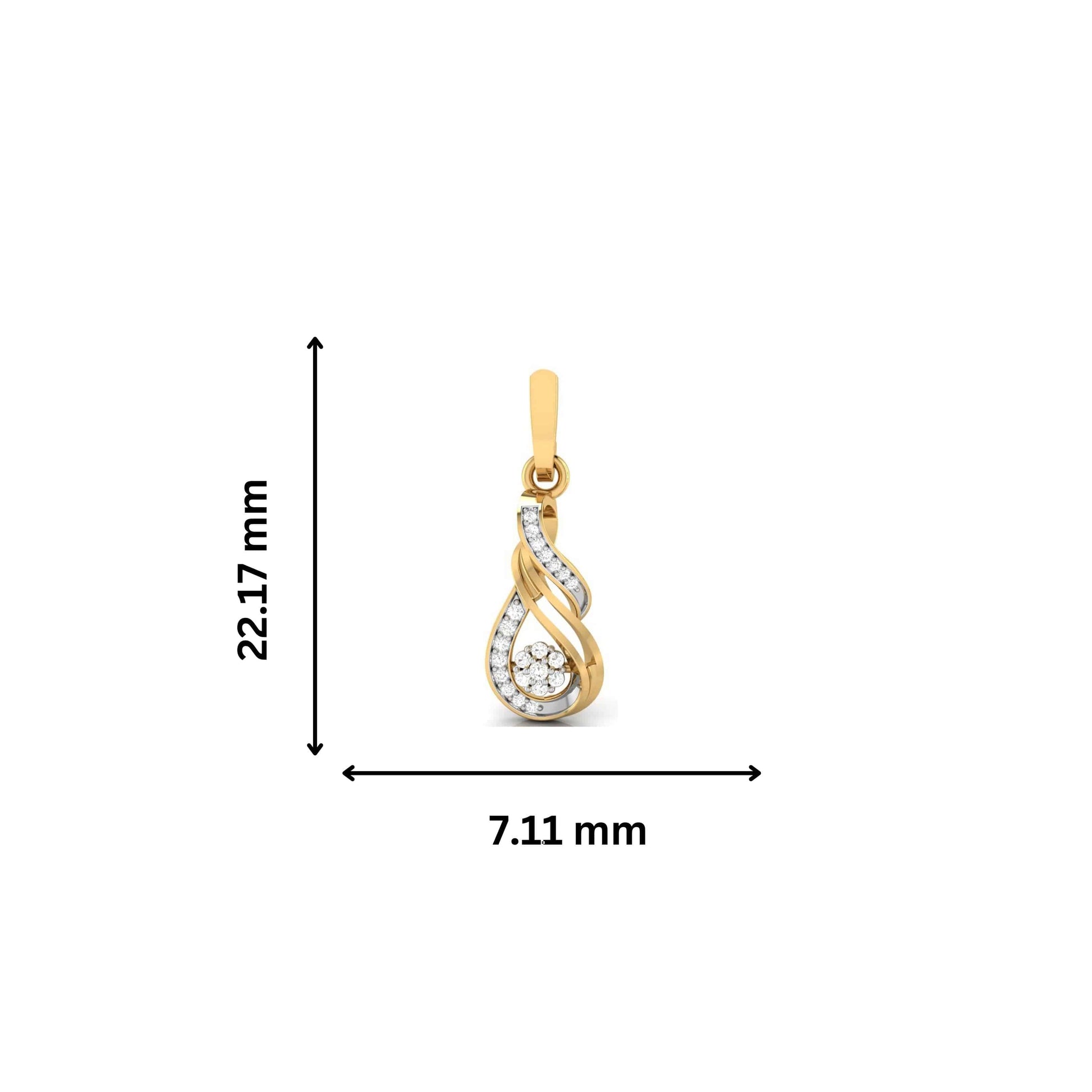 Daily wear earrings design Pirouette Lab Grown Diamond Earrings Fiona Diamonds