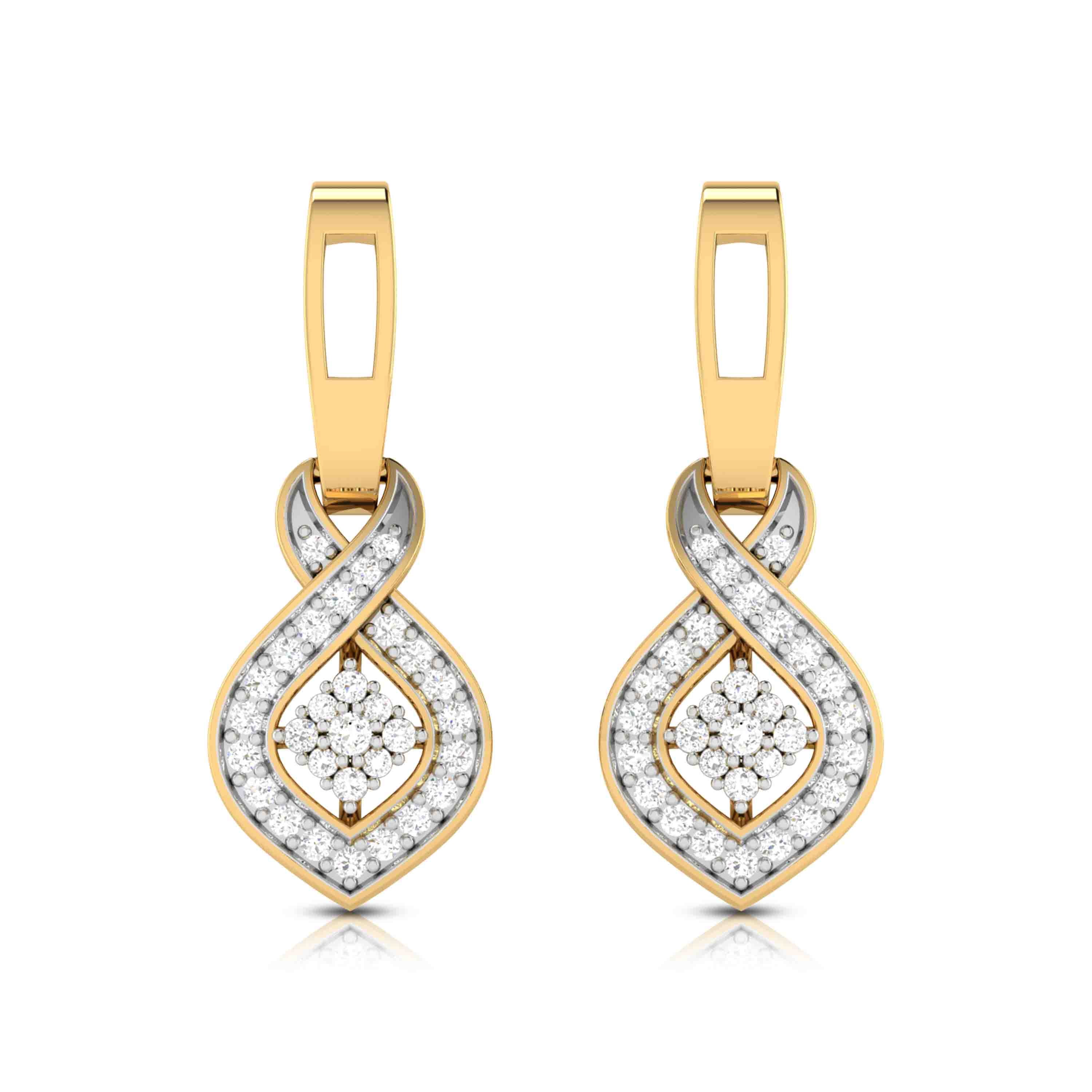 Fancy earrings design Meili Lab Grown Diamond Earrings Fiona Diamonds