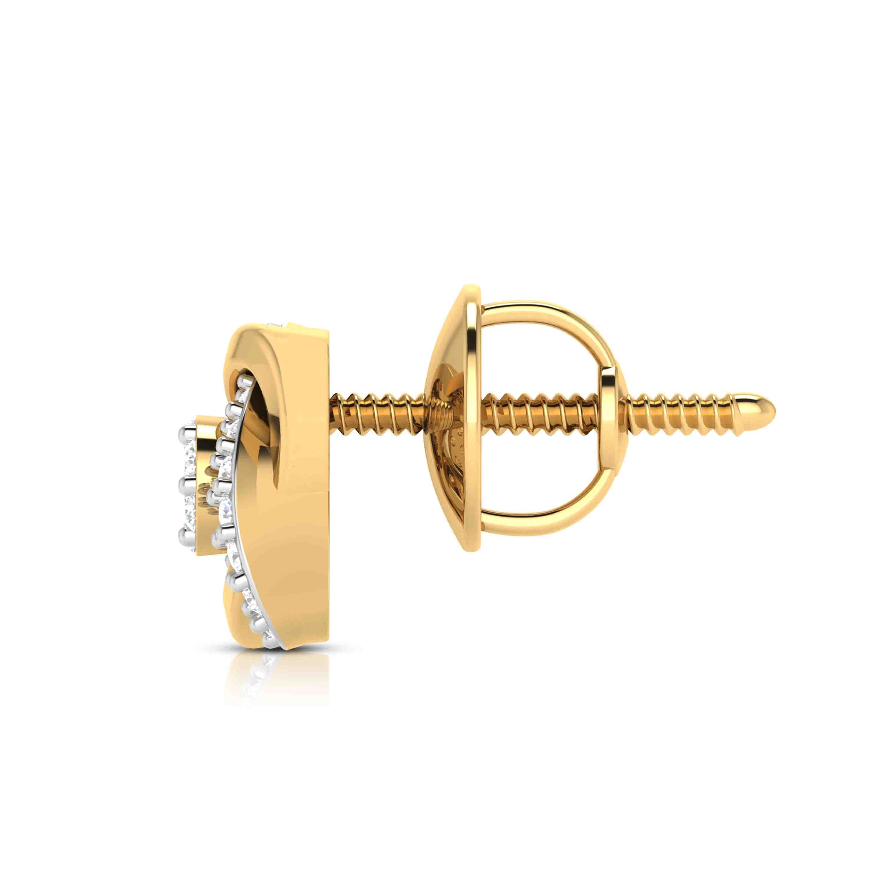 Designer earrings collection Aloqa Lab Grown Diamond Earrings Fiona Diamonds