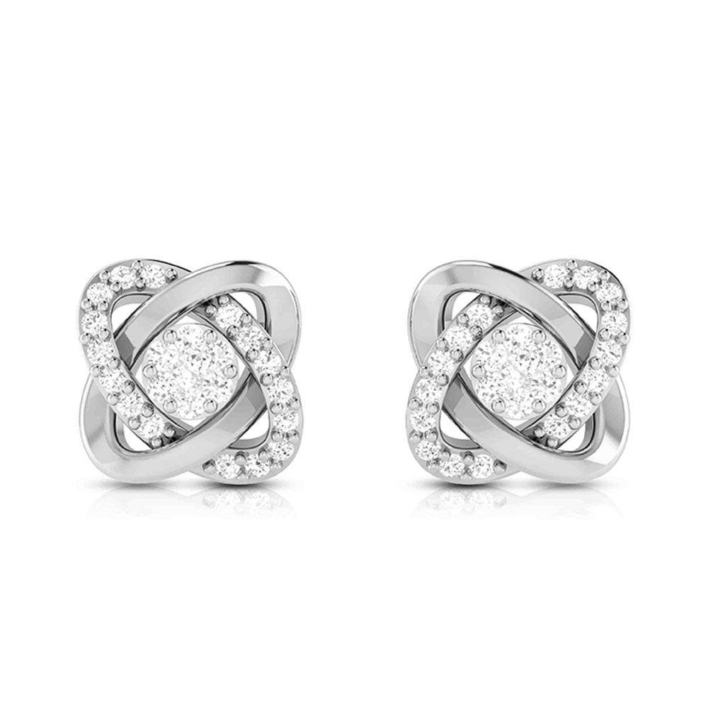 Designer earrings collection Aloqa Lab Grown Diamond Earrings Fiona Diamonds