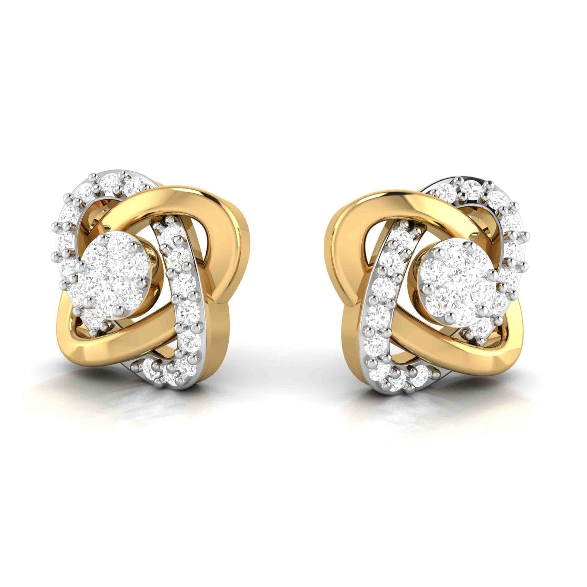 Designer earrings collection Aloqa Lab Grown Diamond Earrings Fiona Diamonds