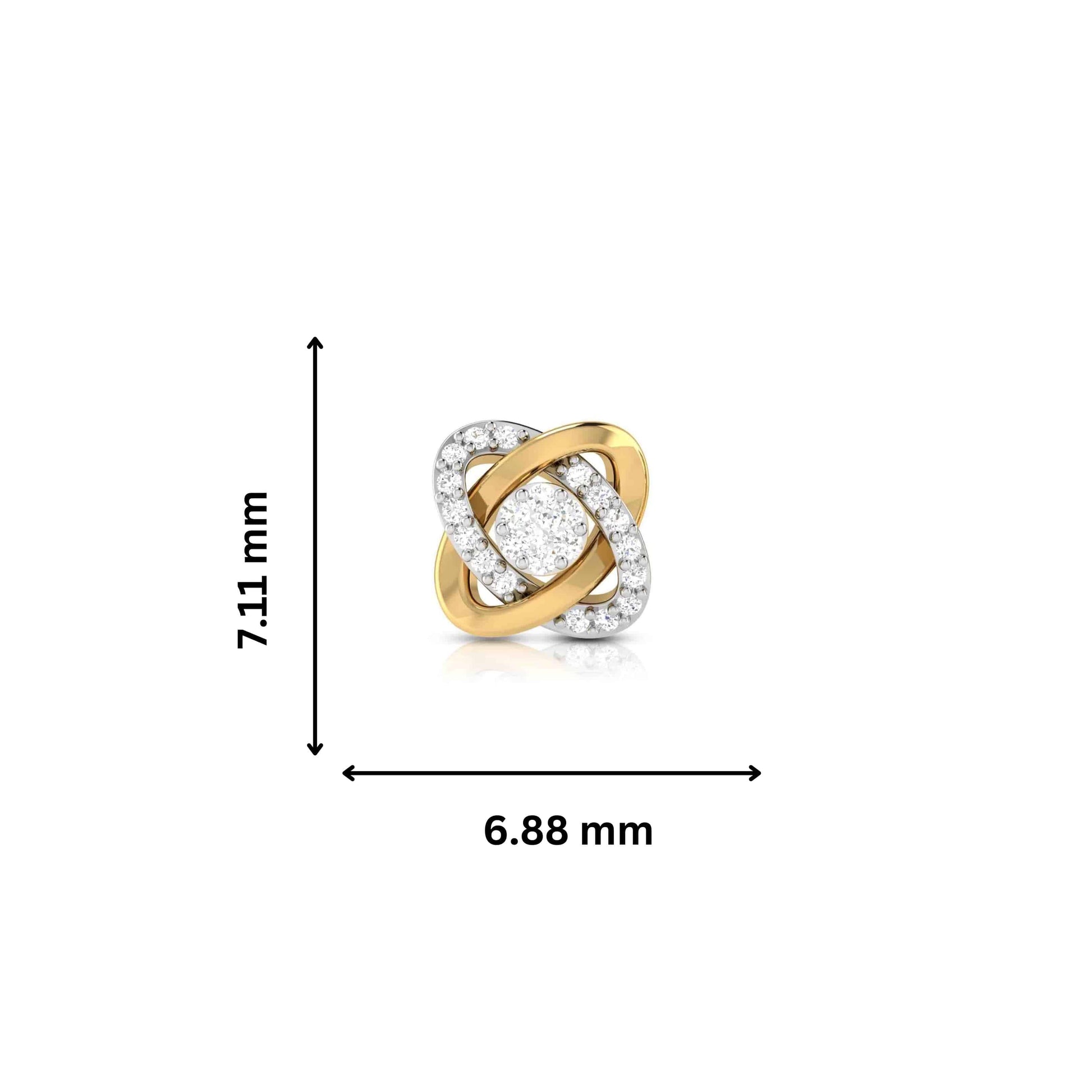 Designer earrings collection Aloqa Lab Grown Diamond Earrings Fiona Diamonds