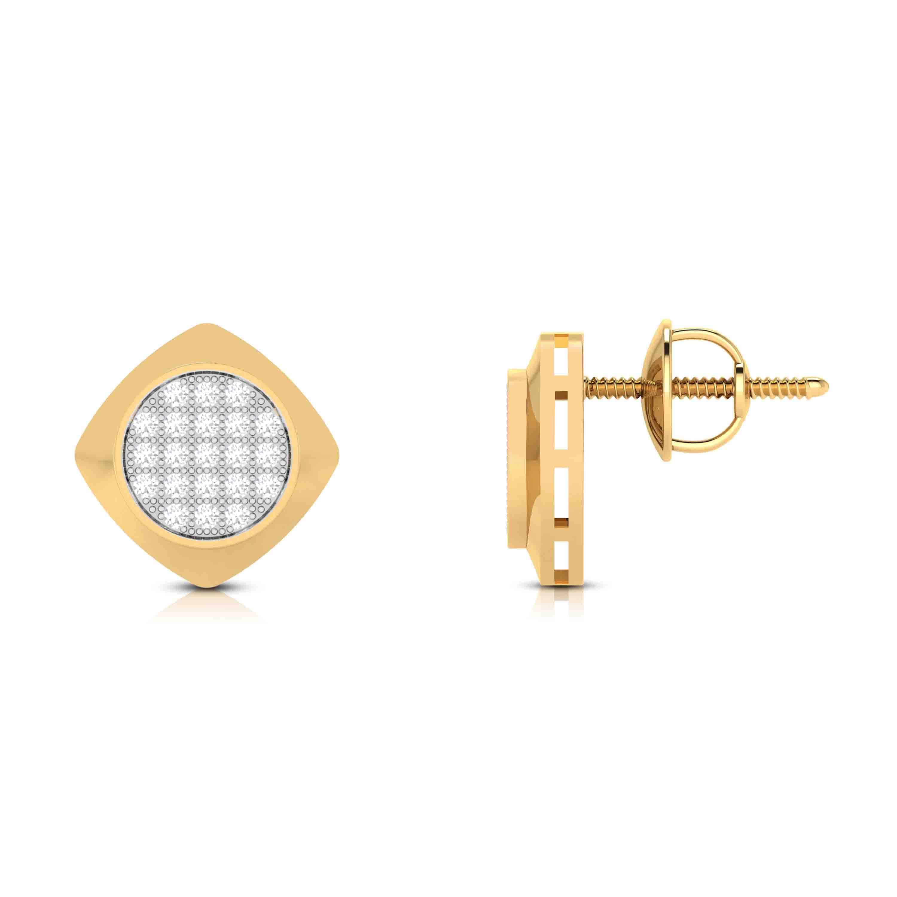 Small earrings design Decorative Lab Grown Diamond Earrings Fiona Diamonds