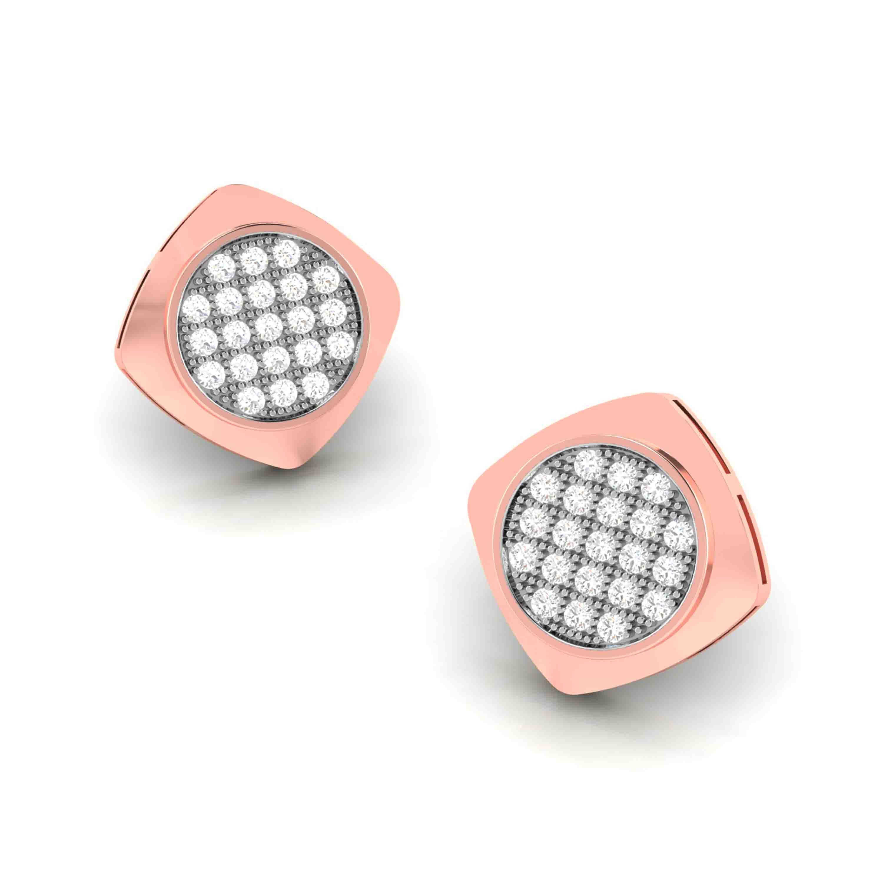 Small earrings design Decorative Lab Grown Diamond Earrings Fiona Diamonds