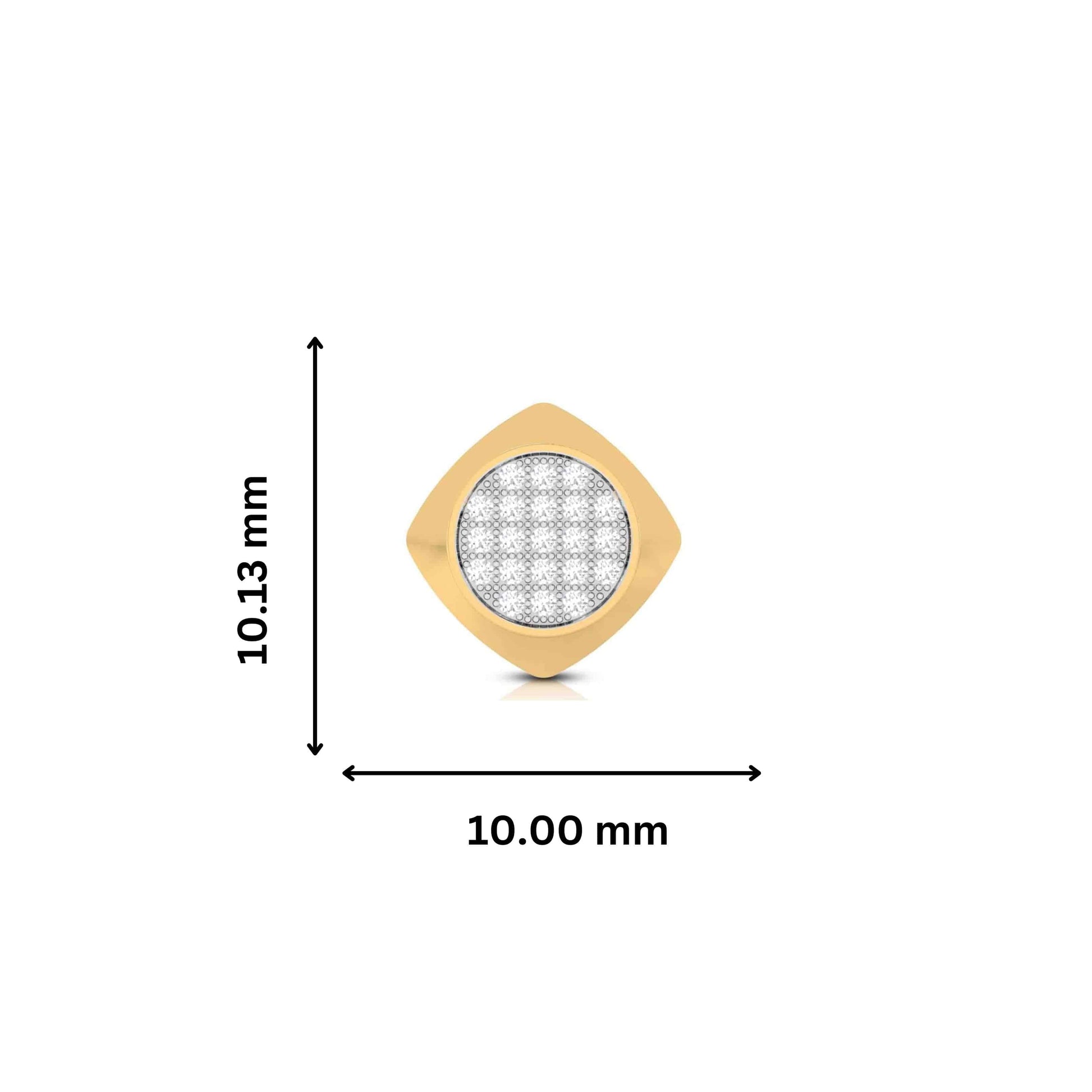Cedric Lab Diamond Ear Stud for Men - Fiona Diamonds - Fiona Diamonds