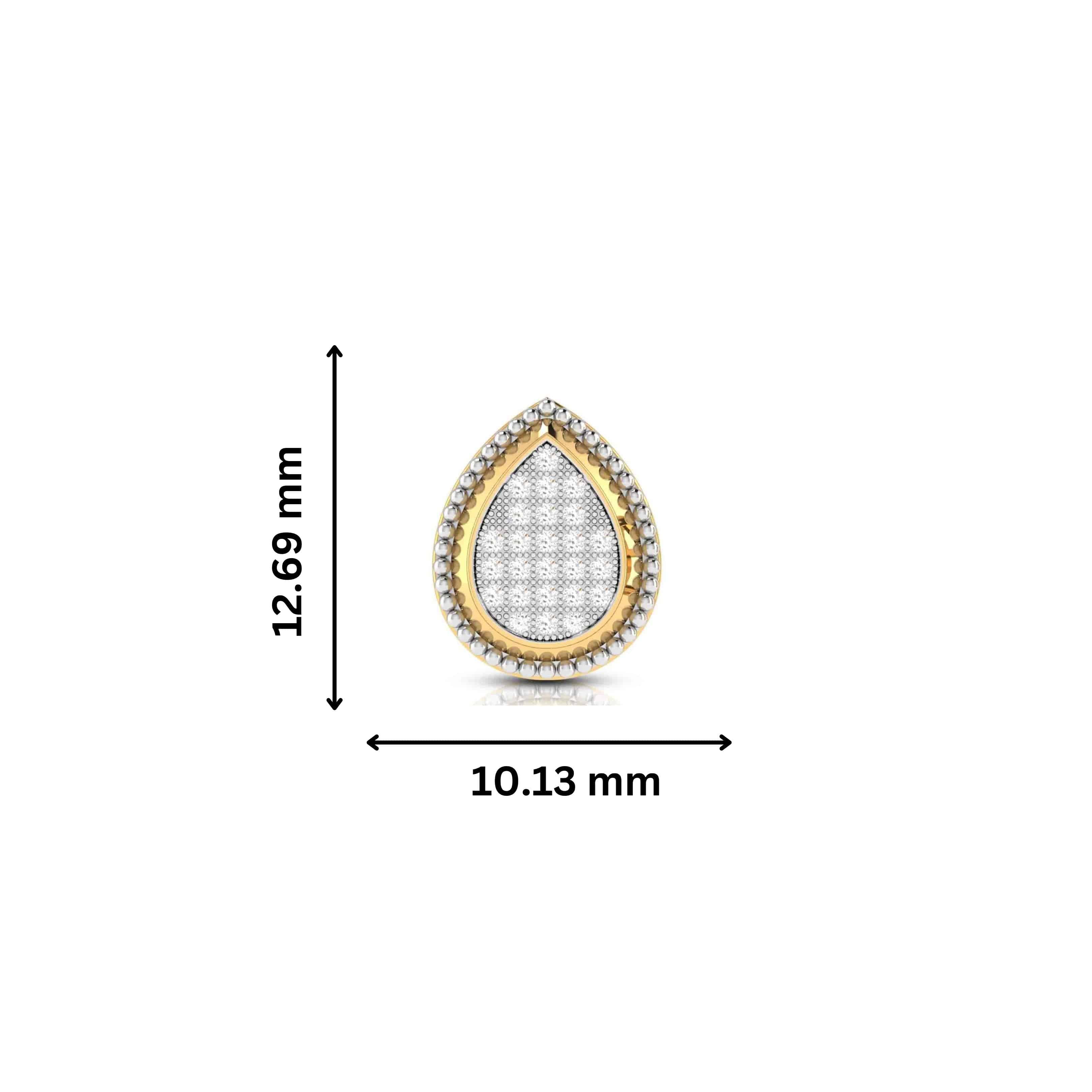 Fancy earrings design Hermosa Lab Grown Diamond Earrings Fiona Diamonds