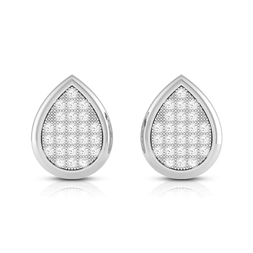 Daily wear earrings design Caesar Lab Grown Diamond Earrings Fiona Diamonds