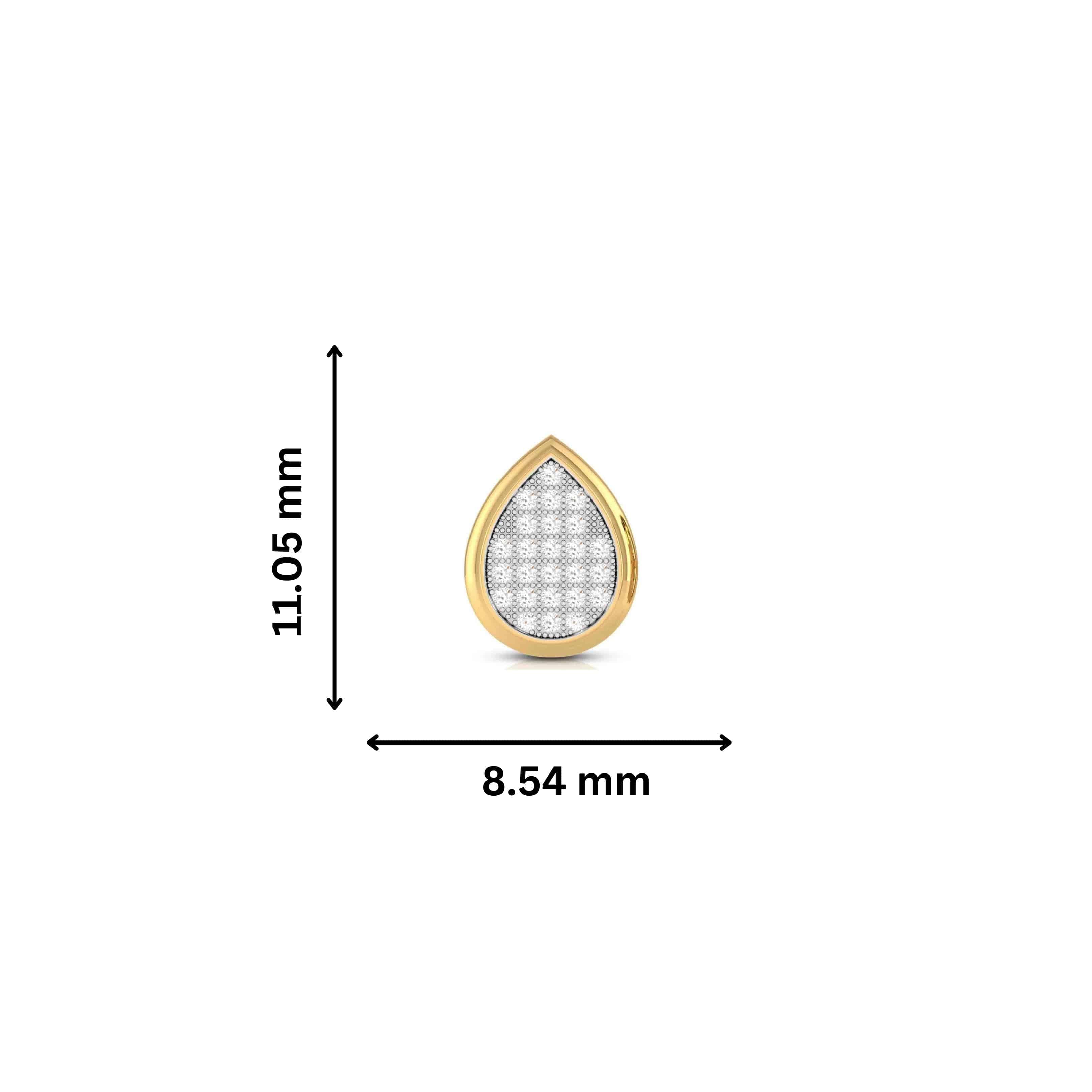 Daily wear earrings design Caesar Lab Grown Diamond Earrings Fiona Diamonds