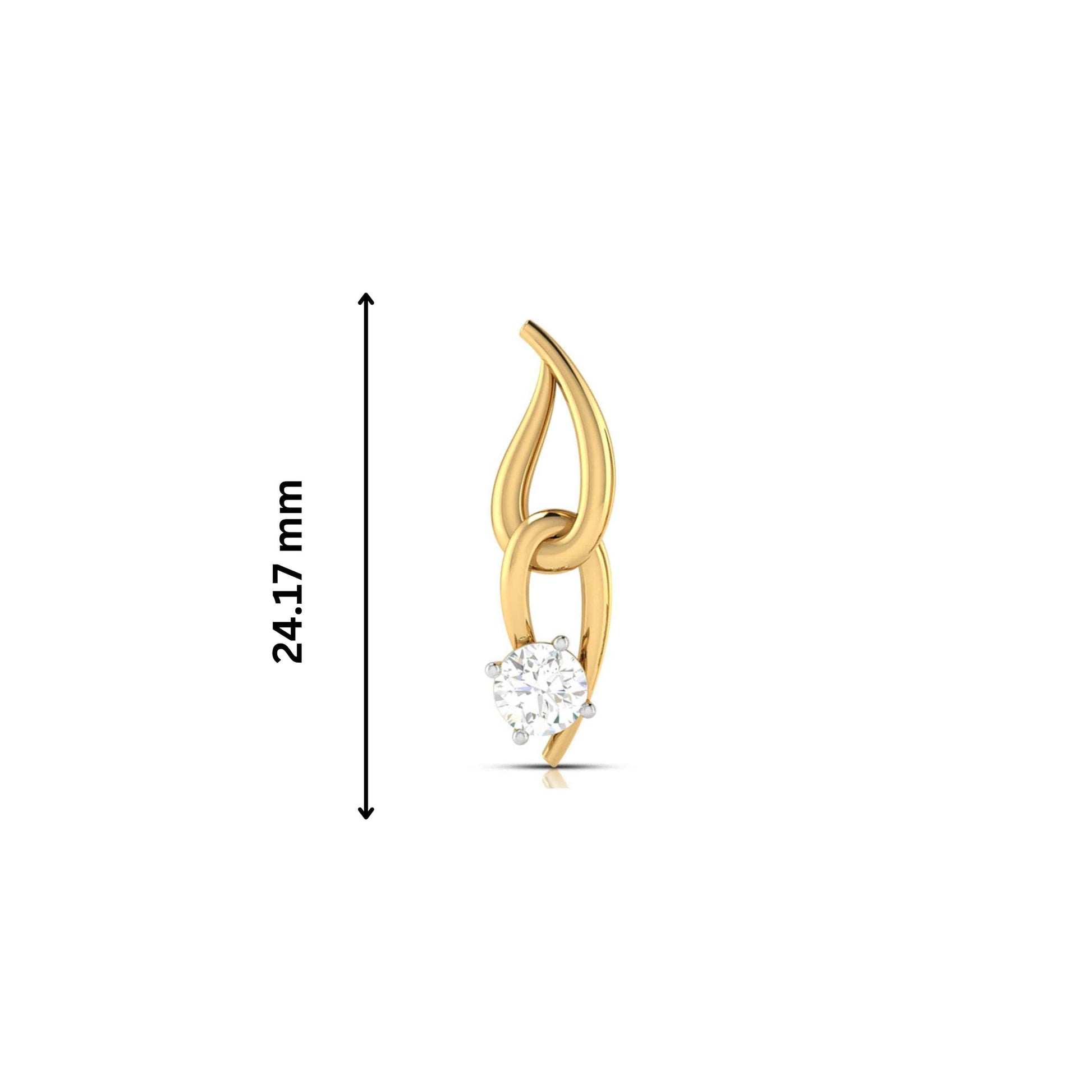 Fancy earrings design Reclaim Lab Grown Diamond Earrings Fiona Diamonds