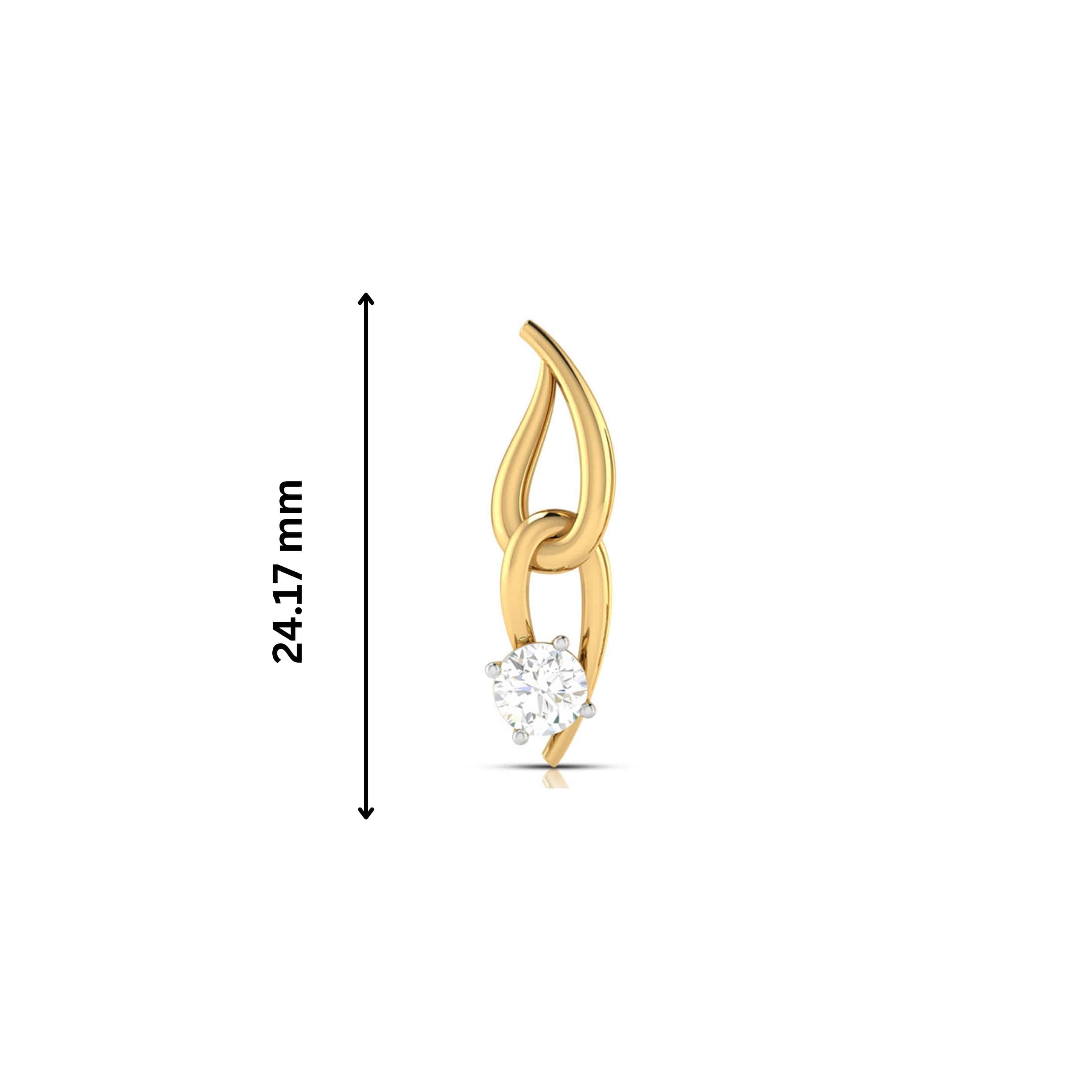 Fancy earrings design Reclaim Lab Grown Diamond Earrings Fiona Diamonds