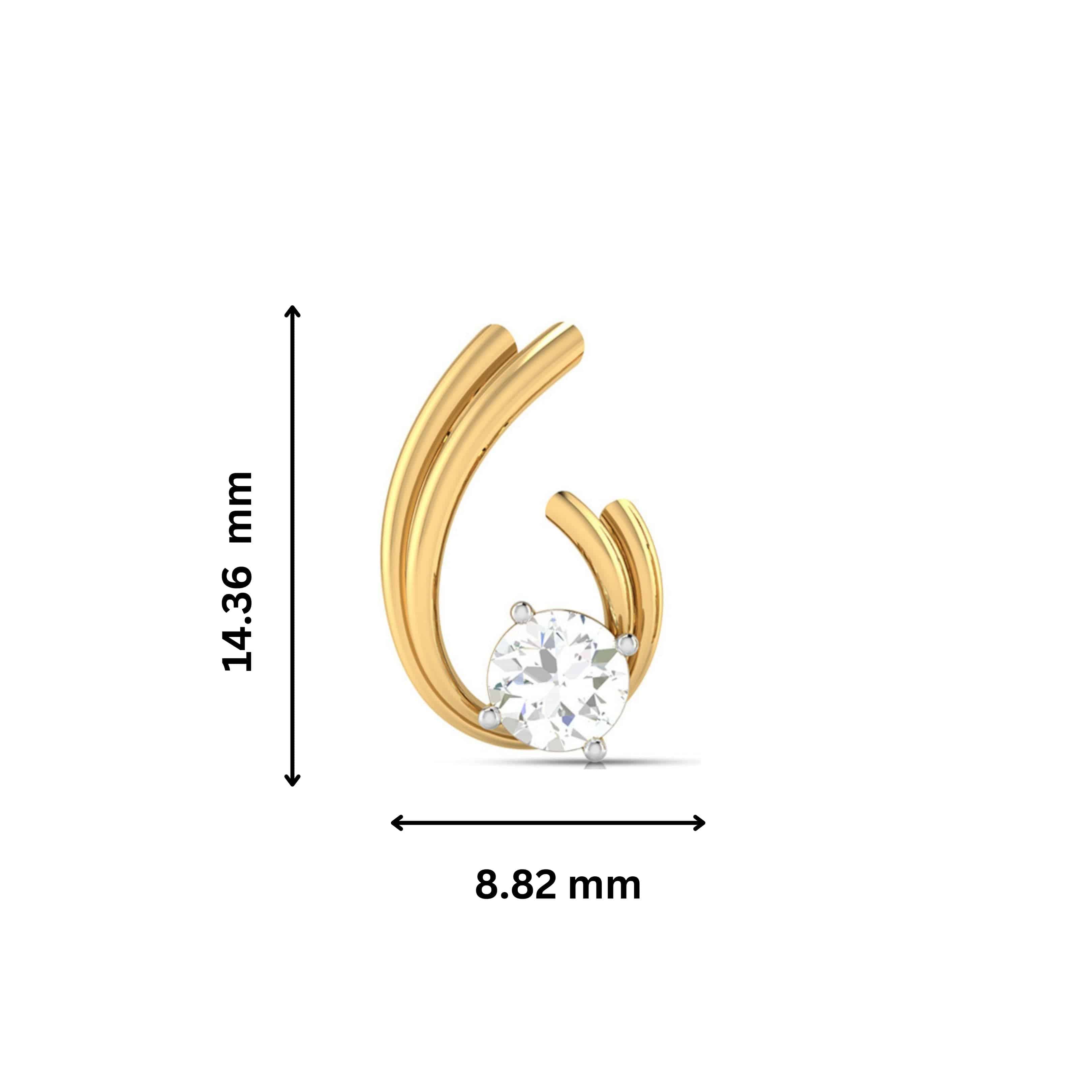 Party wear earrings design Shepherd Lab Grown Diamond Earrings Fiona Diamonds