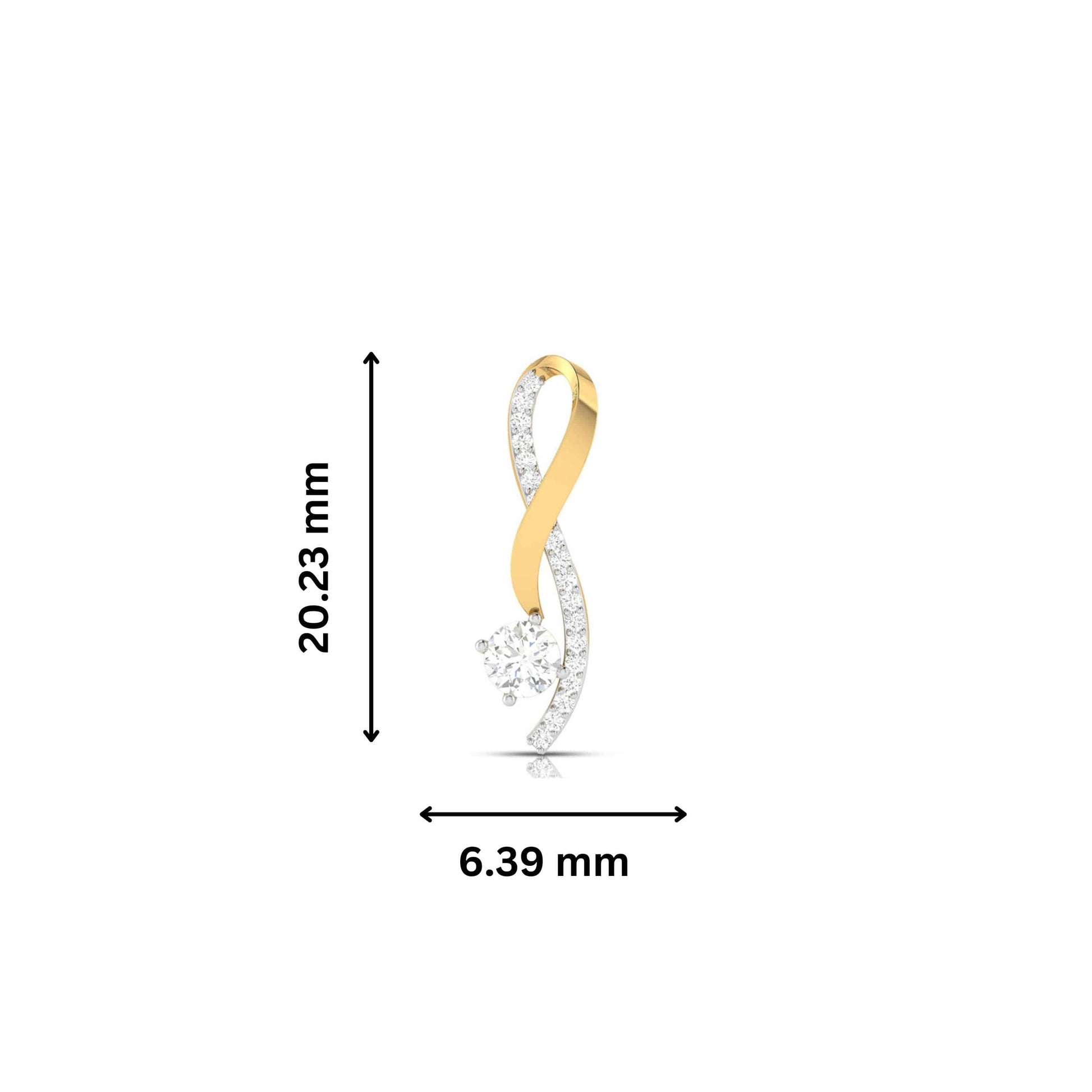 Party wear earrings design Elegante Lab Grown Diamond Earrings Fiona Diamonds