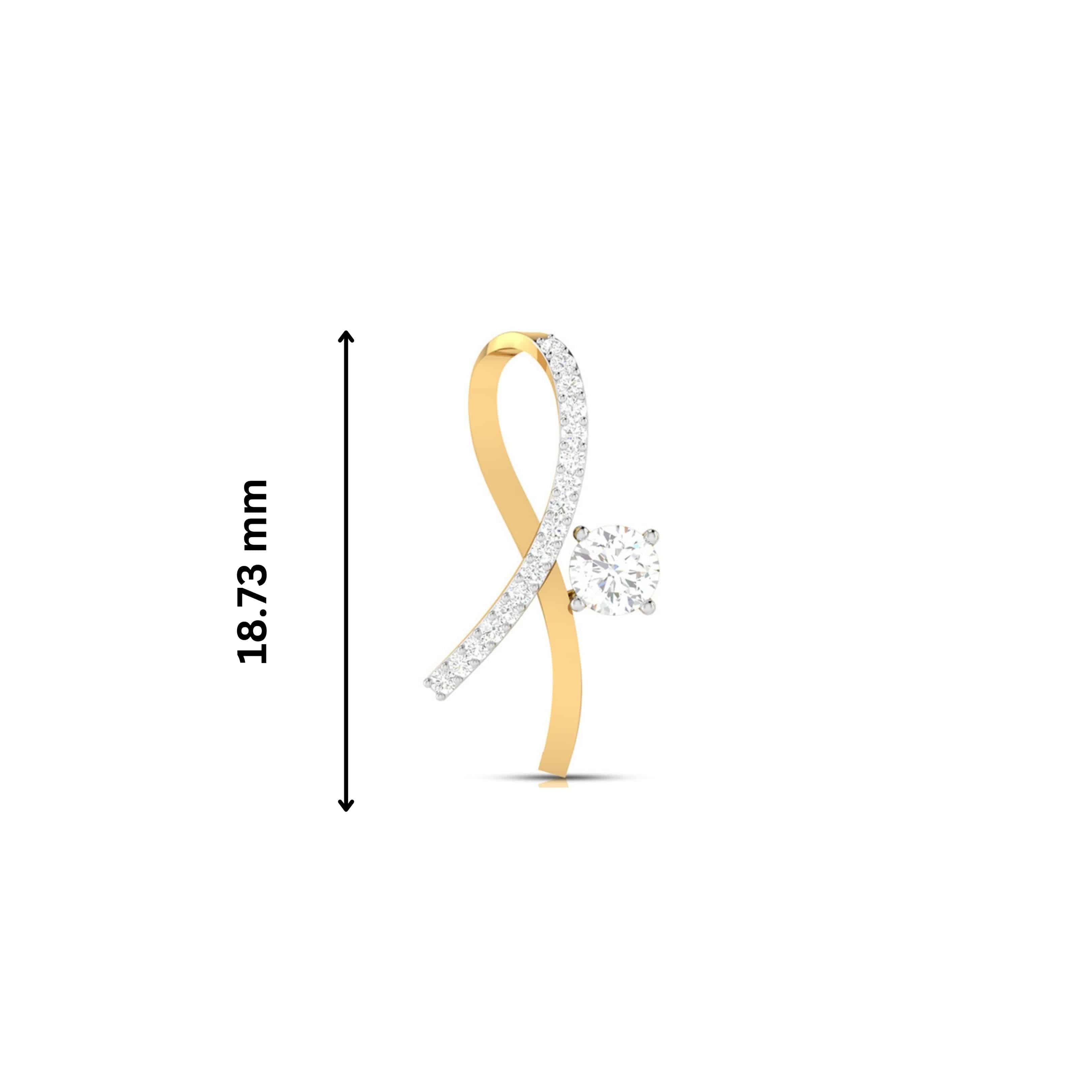 Party wear earrings design Delores Lab Grown Diamond Earrings Fiona Diamonds