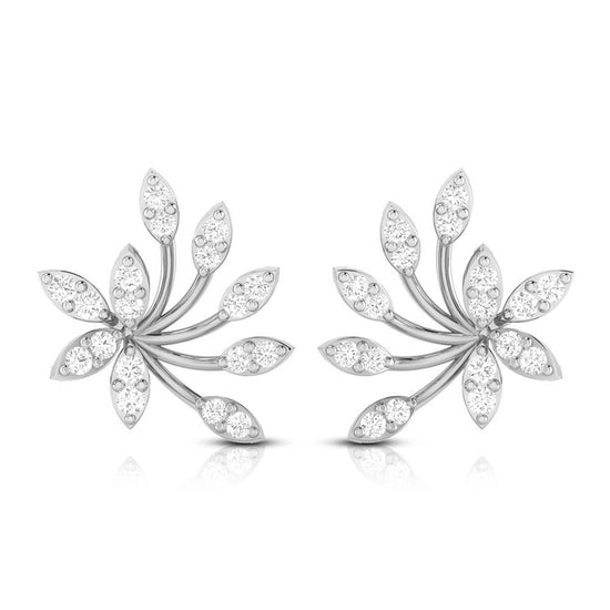 Load image into Gallery viewer, Latest earrings design Bougainviella Lab Grown Diamond Earrings Fiona Diamonds
