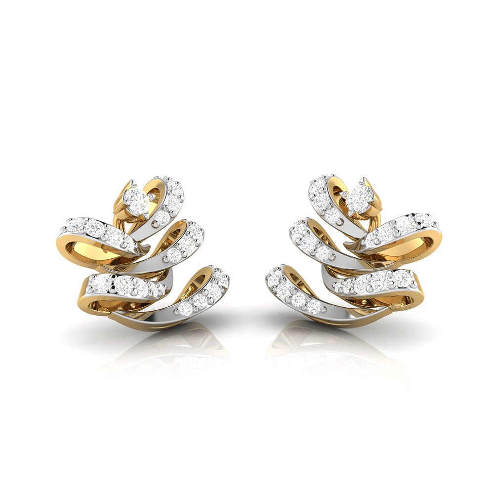 Latest earrings design Madrigal Lab Grown Diamond Earrings Fiona Diamonds