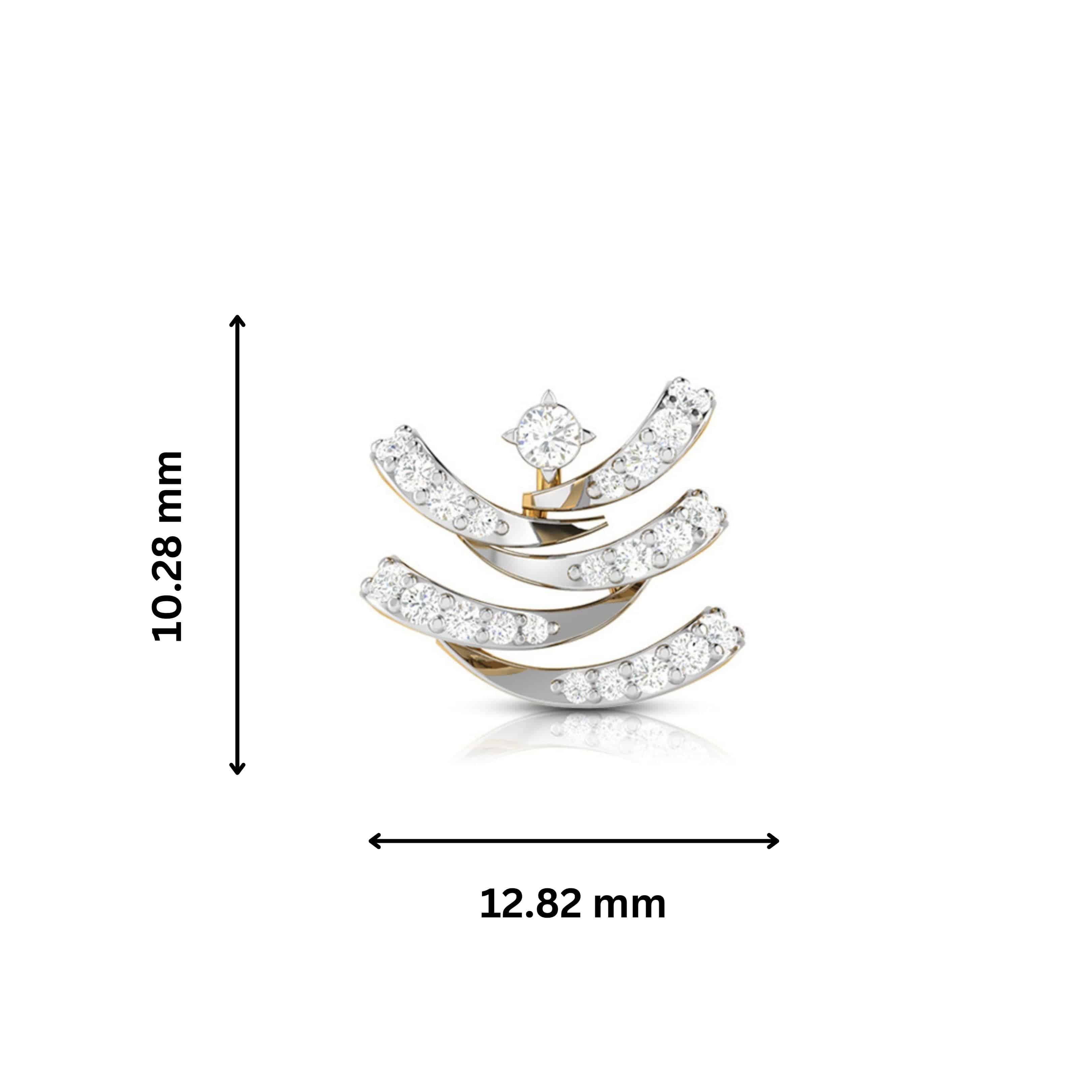 Latest earrings design Madrigal Lab Grown Diamond Earrings Fiona Diamonds