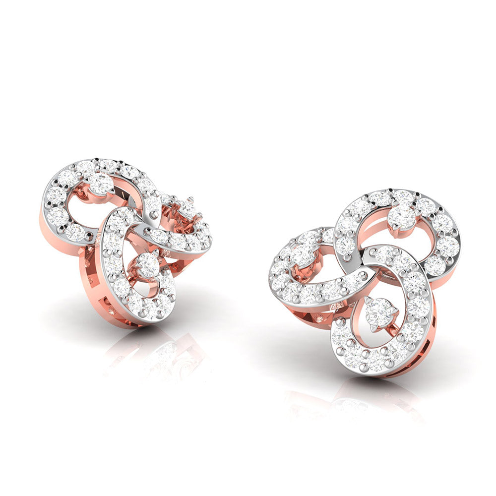 Designer earrings collection Tripple Lab Grown Diamond Earrings Fiona Diamonds
