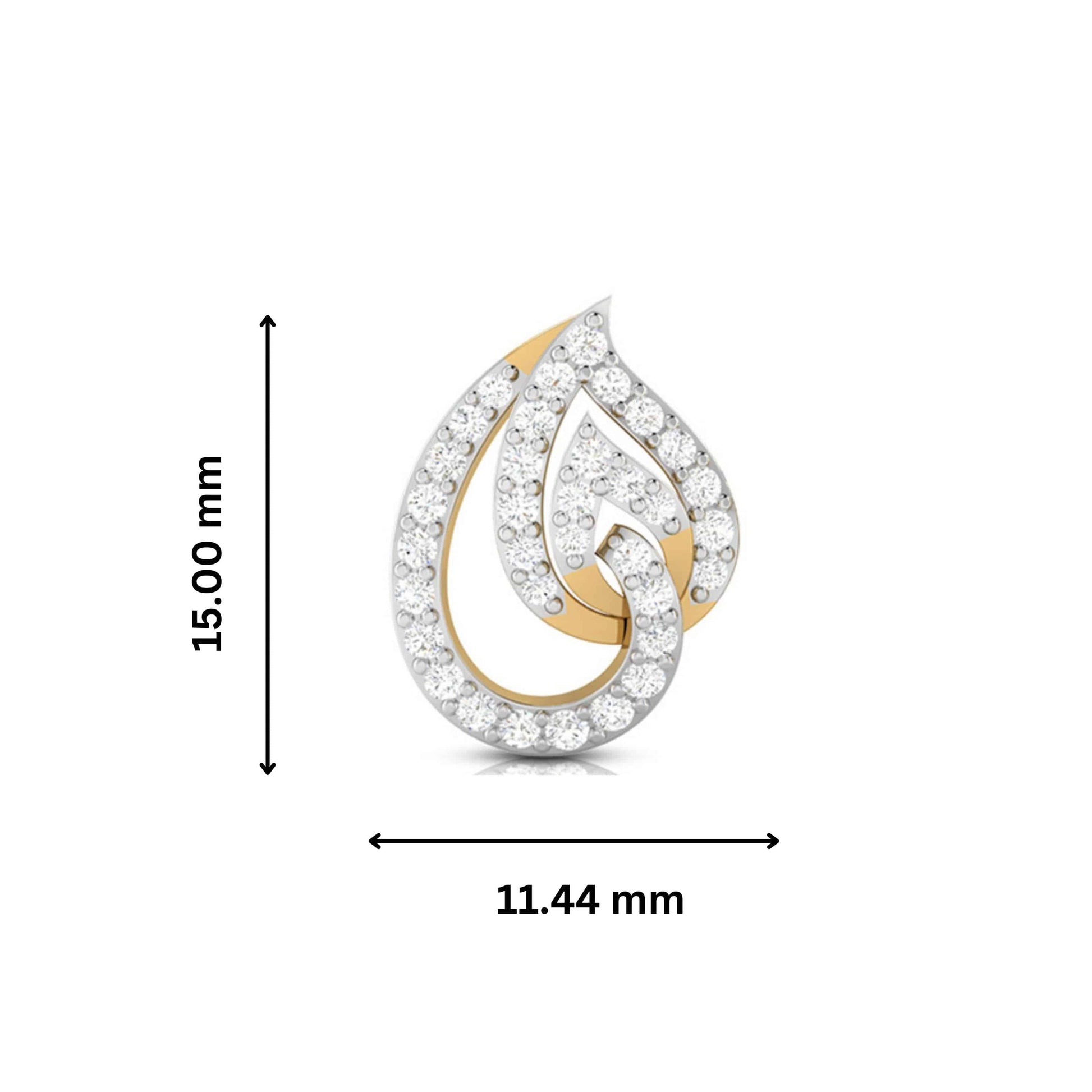 Daily wear earrings design Paon Lab Grown Diamond Earrings Fiona Diamonds