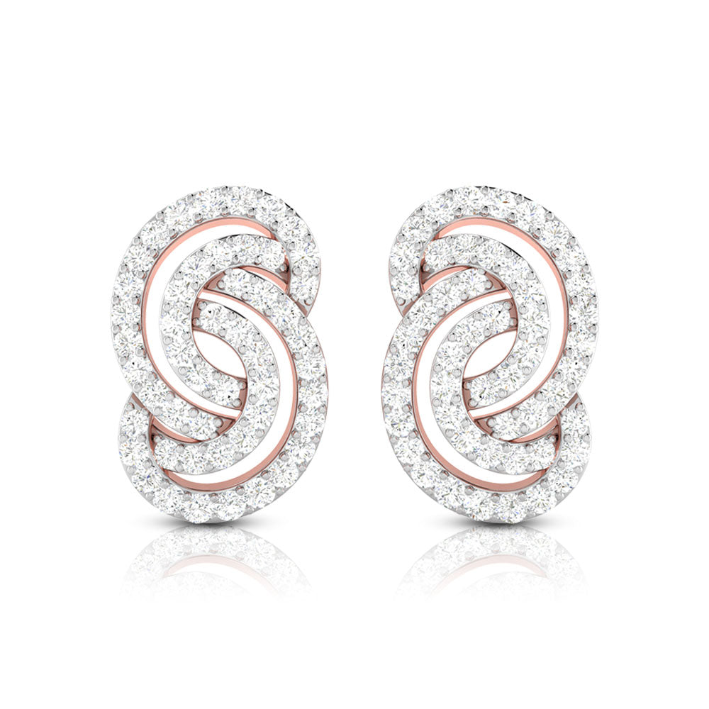 Fancy earrings design Leptir Lab Grown Diamond Earrings Fiona Diamonds