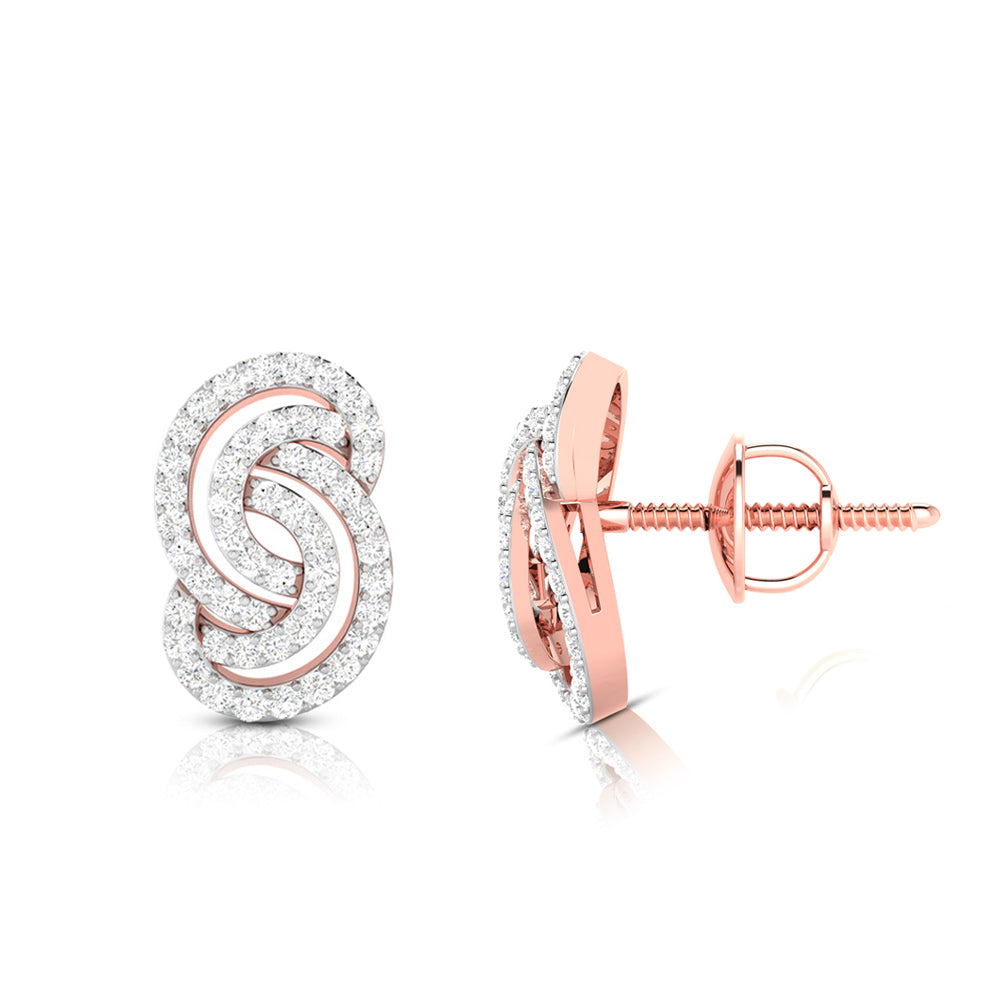 Fancy earrings design Leptir Lab Grown Diamond Earrings Fiona Diamonds