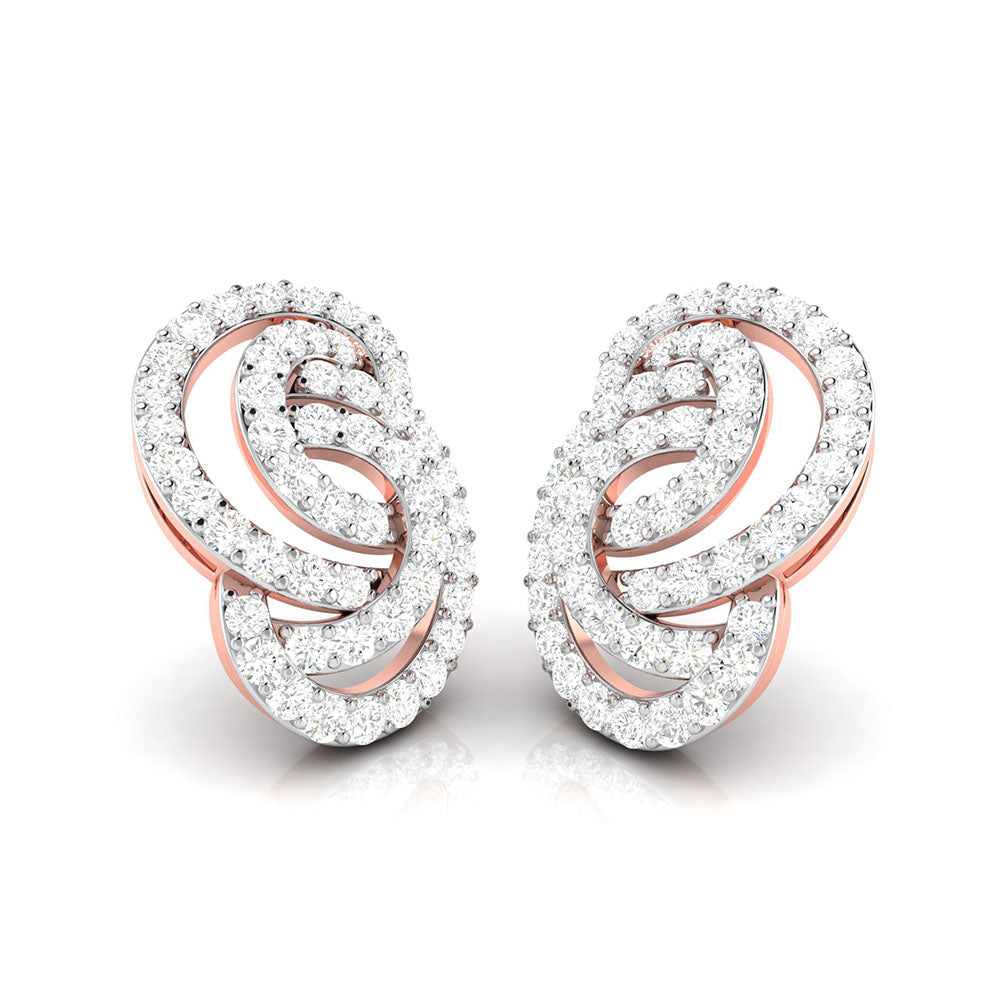 Fancy earrings design Leptir Lab Grown Diamond Earrings Fiona Diamonds