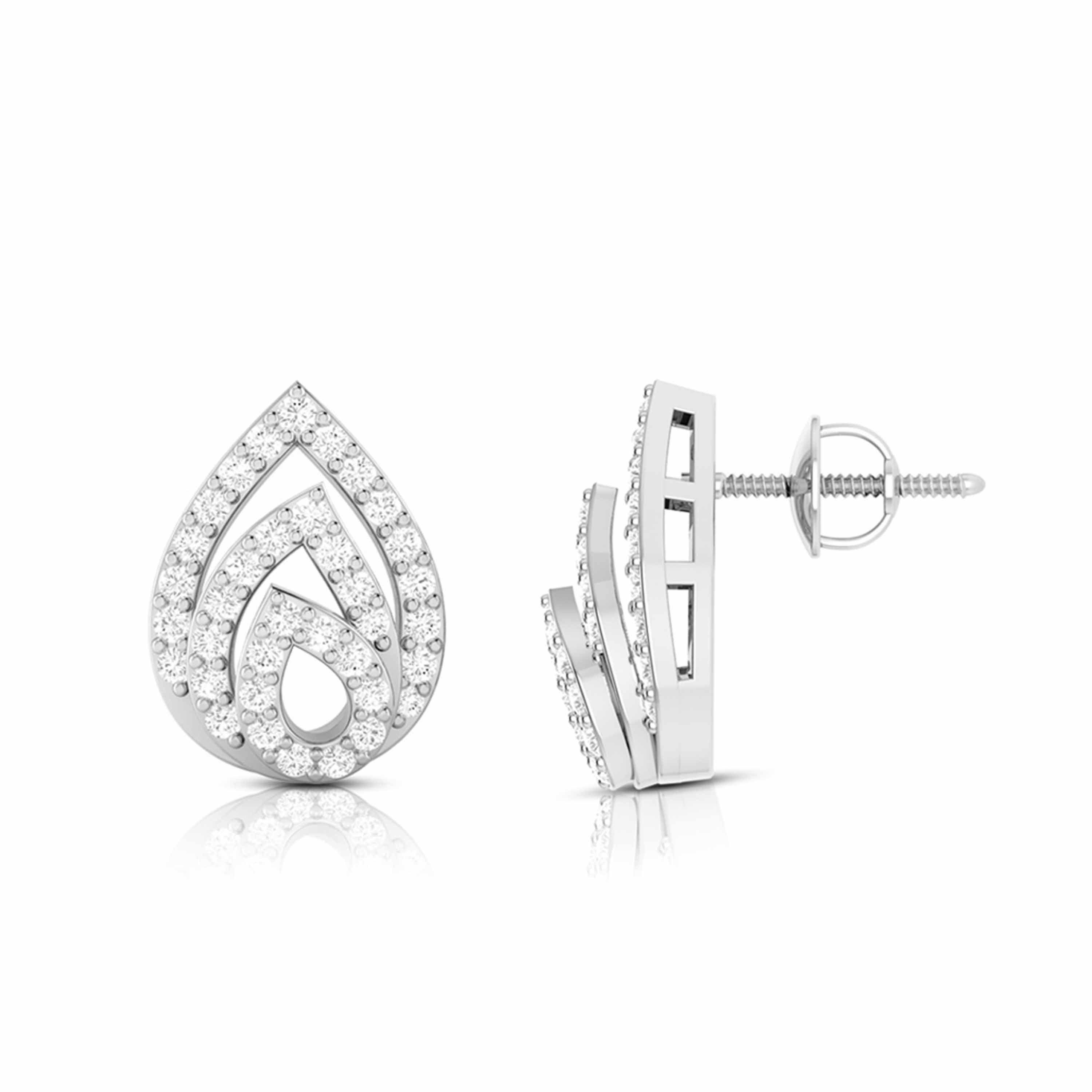 Latest earrings design Ternate Lab Grown Diamond Earrings Fiona Diamonds