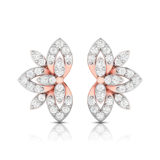 Load image into Gallery viewer, Earrings flower design Floro Lab Grown Diamond Earrings Fiona Diamonds
