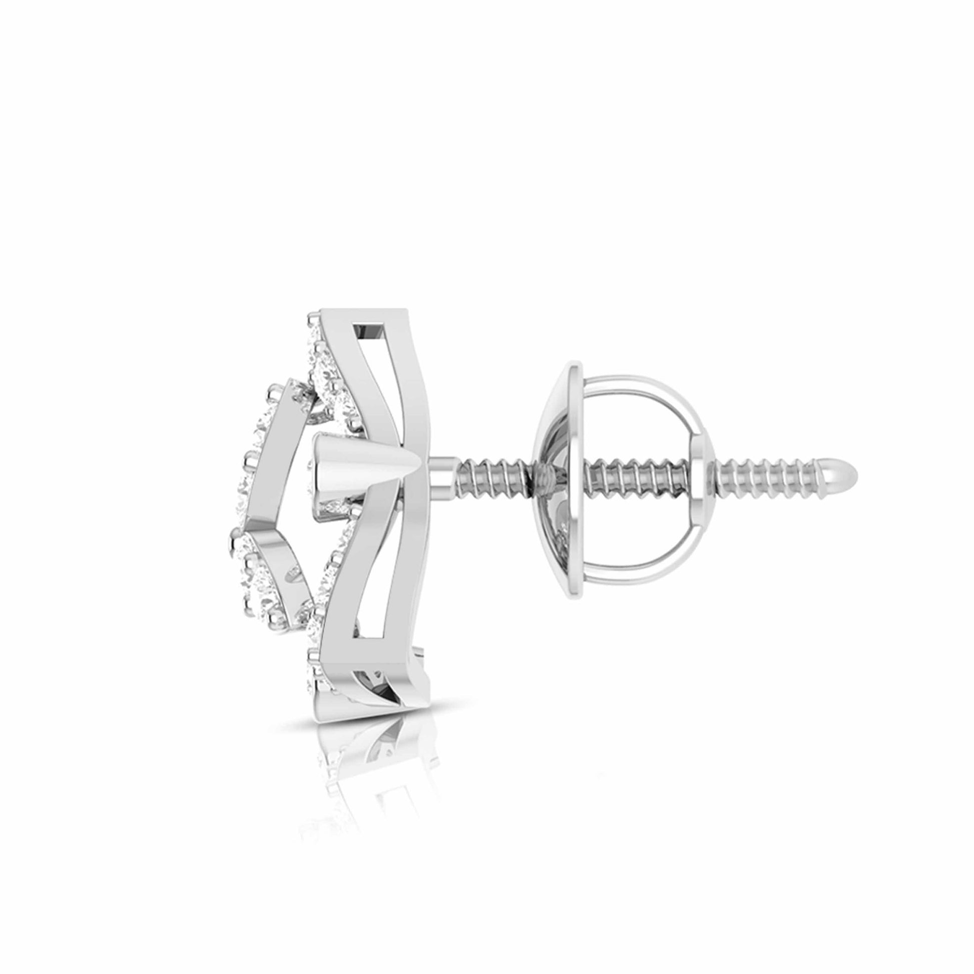Latest earrings design Triage Lab Grown Diamond Earrings Fiona Diamonds