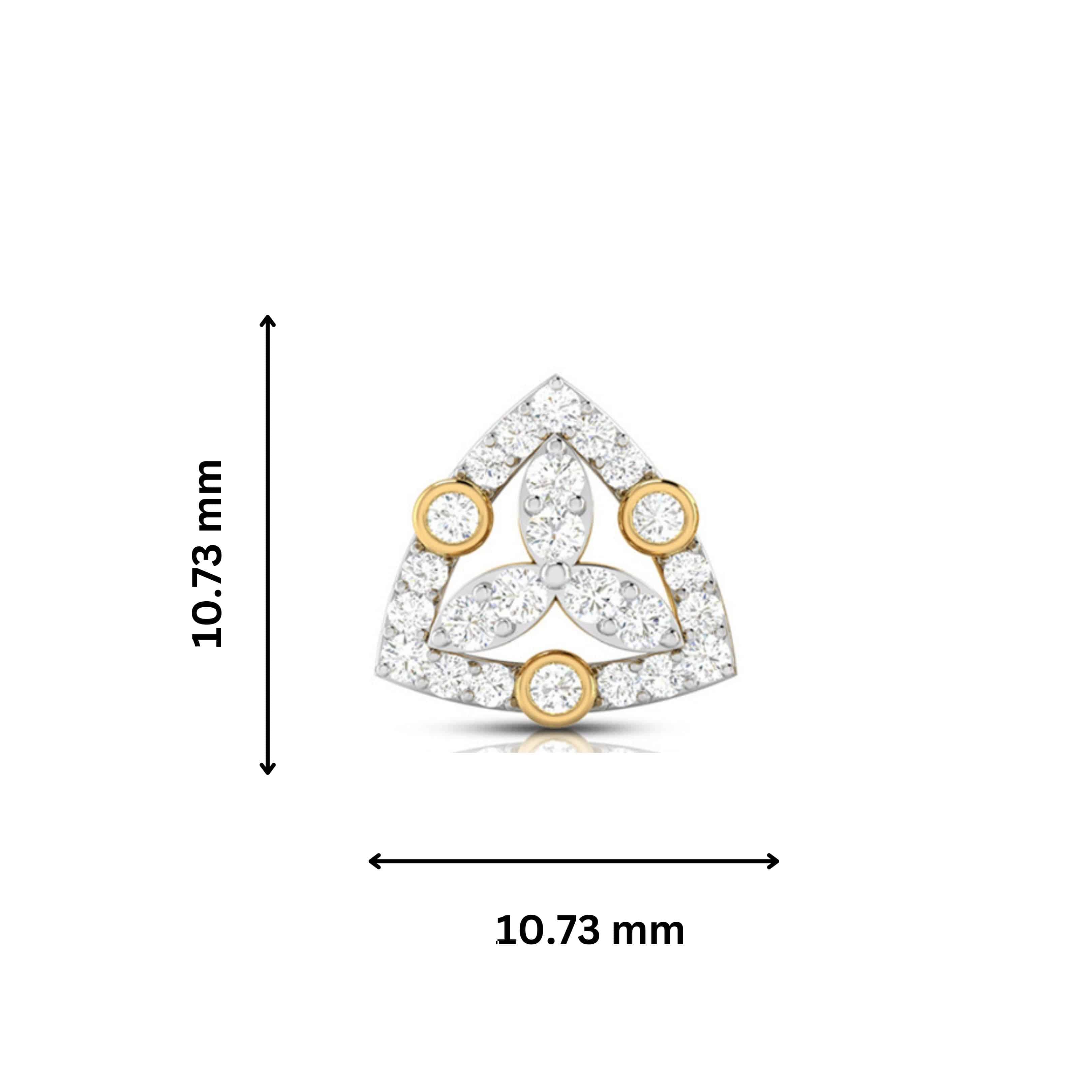Latest earrings design Triage Lab Grown Diamond Earrings Fiona Diamonds