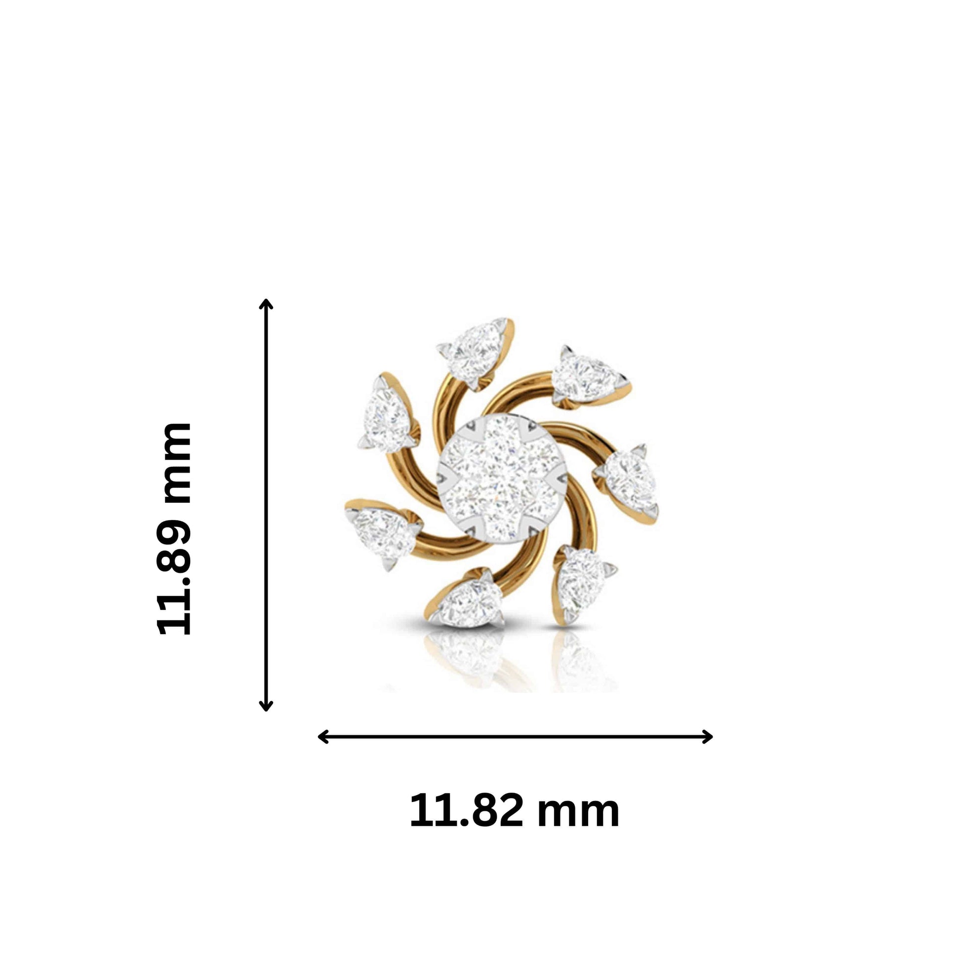 Designer earrings collection Anemone Lab Grown Diamond Earrings Fiona Diamonds