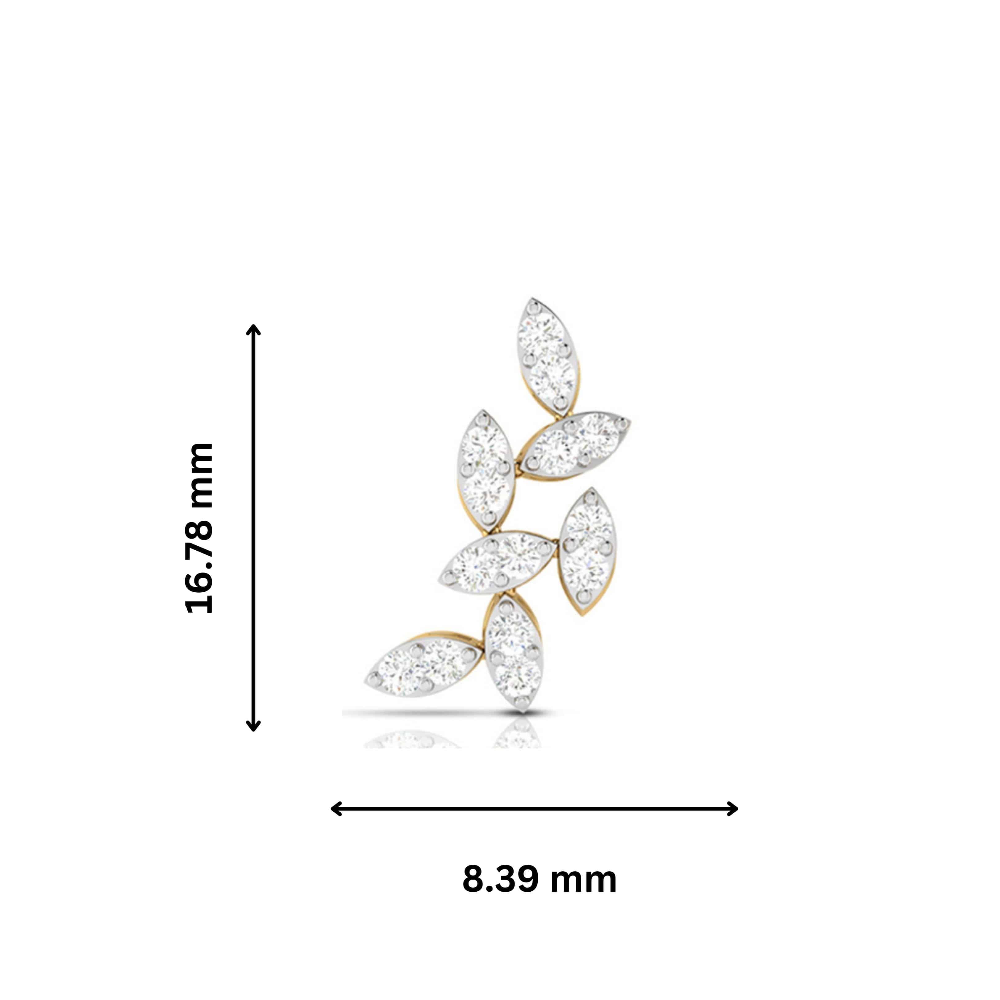 Fancy earrings design Winchime Lab Grown Diamond Earrings Fiona Diamonds