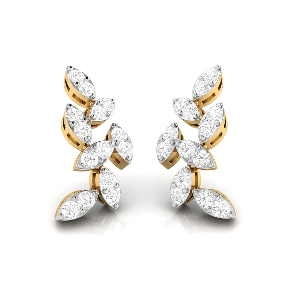 Fancy earrings design Winchime Lab Grown Diamond Earrings Fiona Diamonds