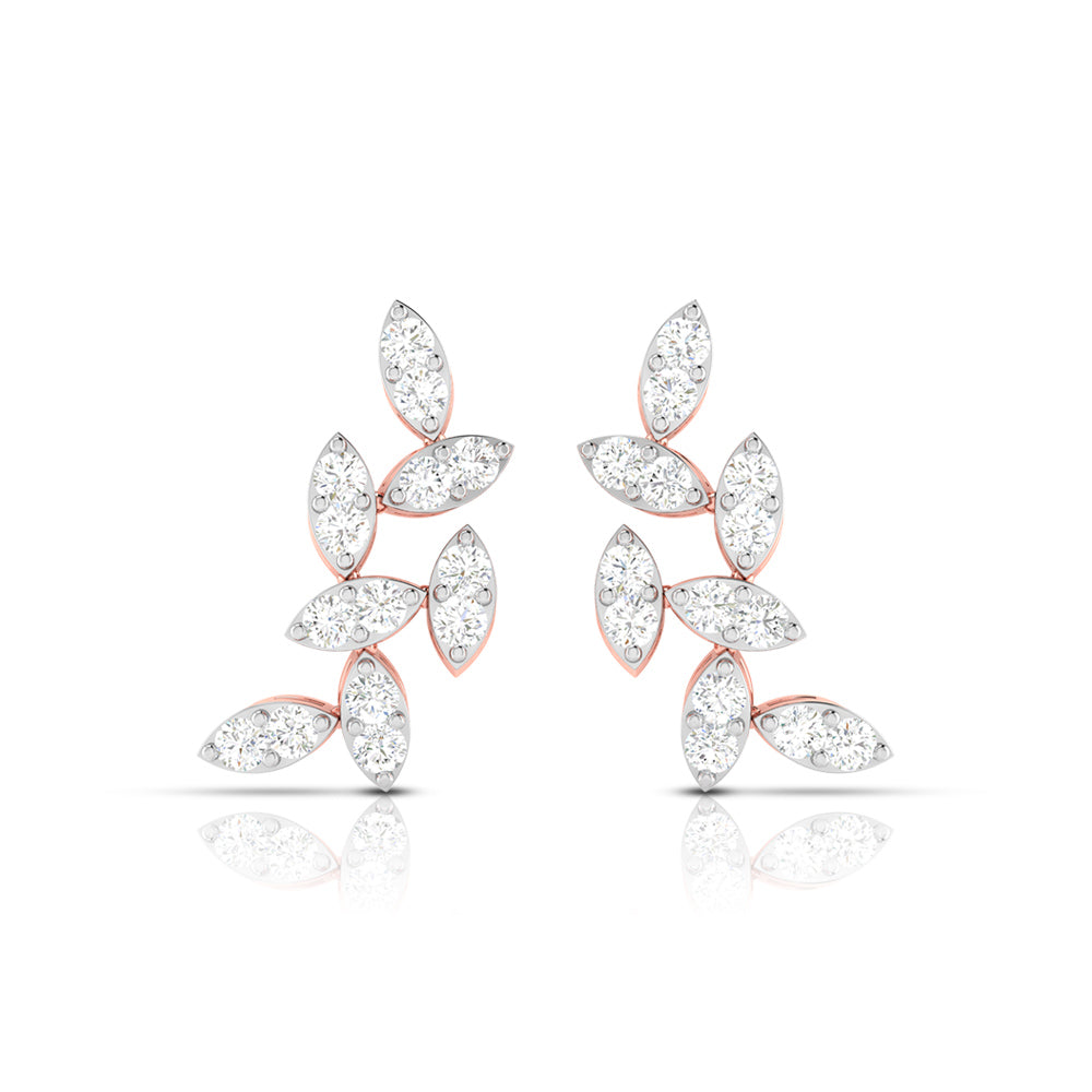 Fancy earrings design Winchime Lab Grown Diamond Earrings Fiona Diamonds