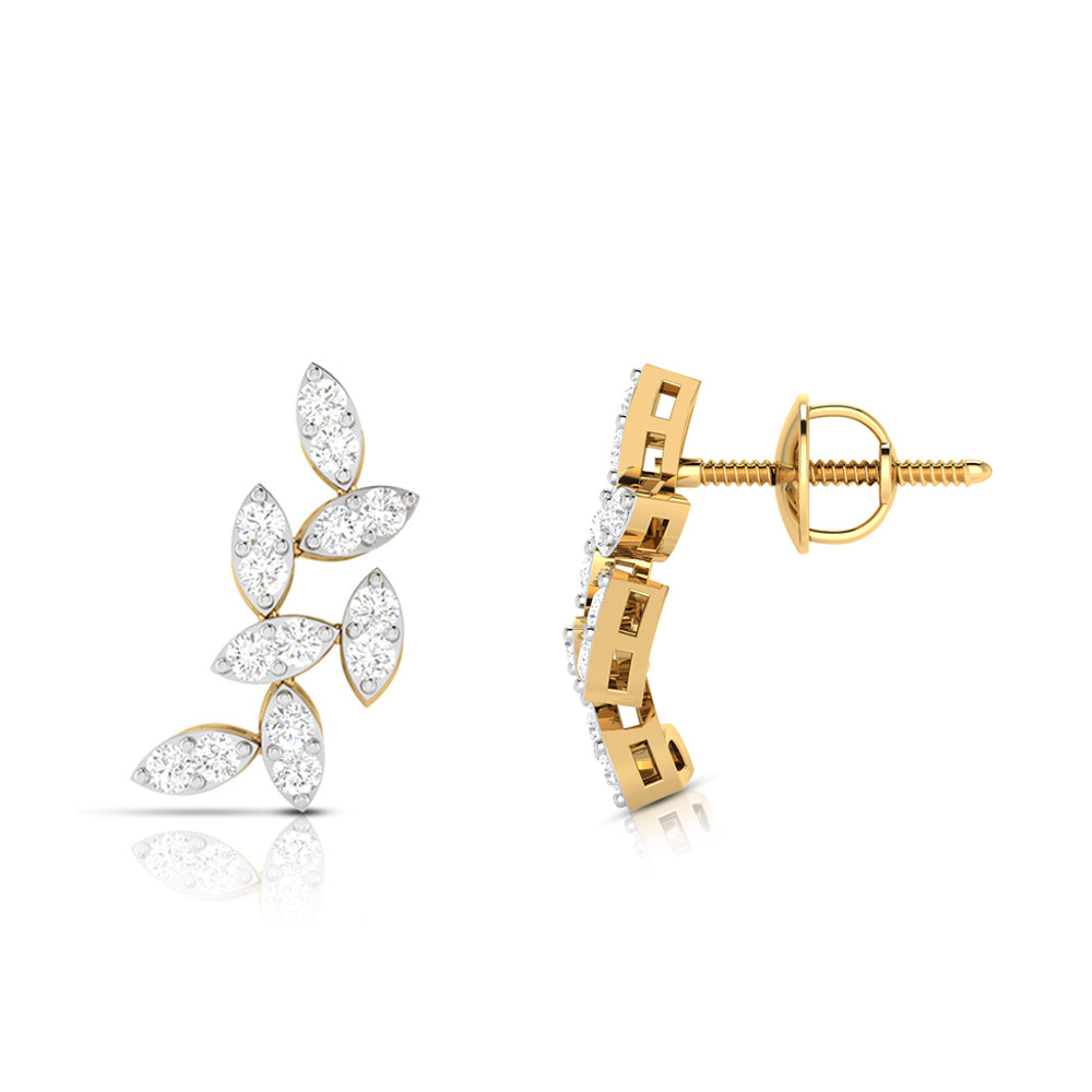 Fancy earrings design Winchime Lab Grown Diamond Earrings Fiona Diamonds