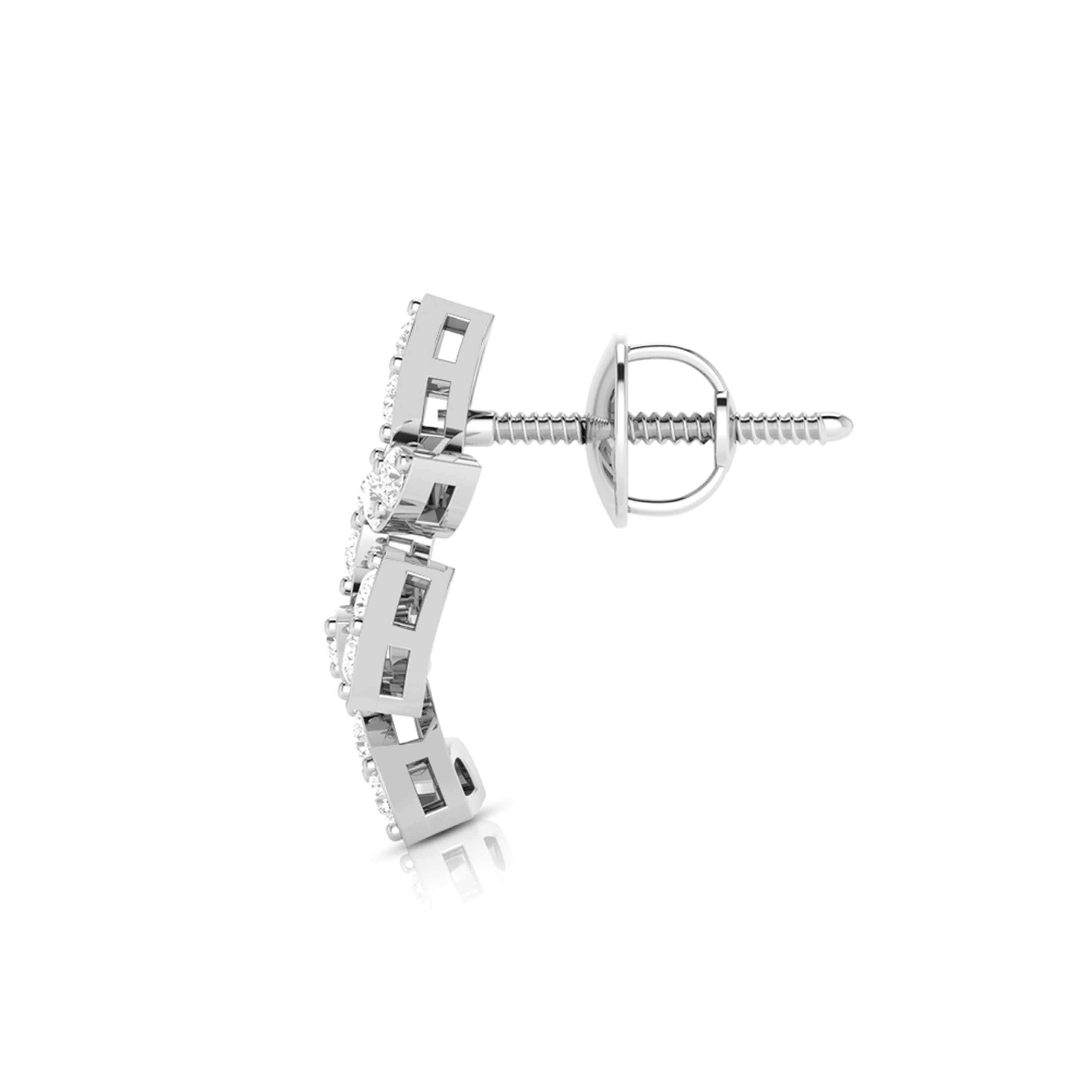 Fancy earrings design Winchime Lab Grown Diamond Earrings Fiona Diamonds