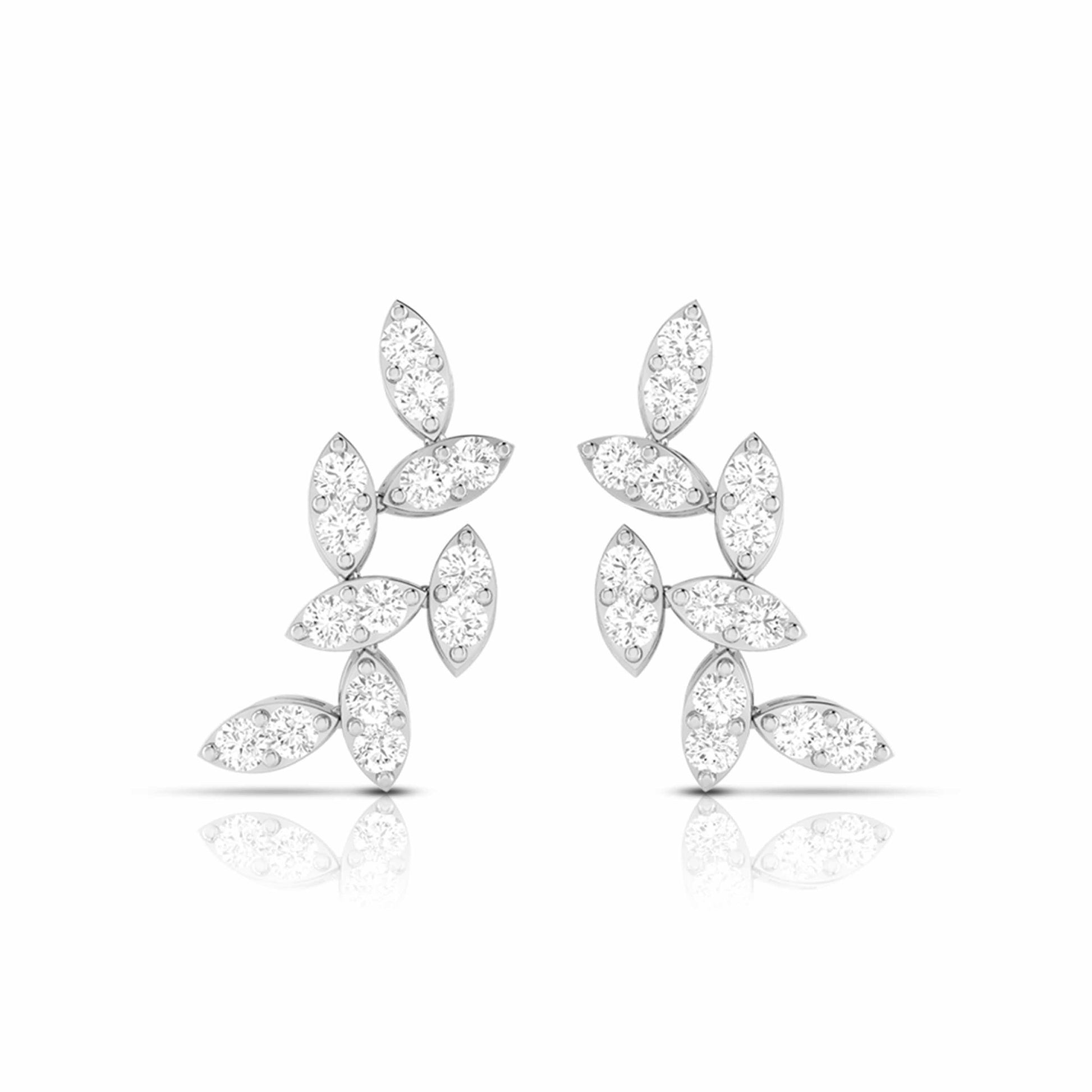 Fancy earrings design Winchime Lab Grown Diamond Earrings Fiona Diamonds