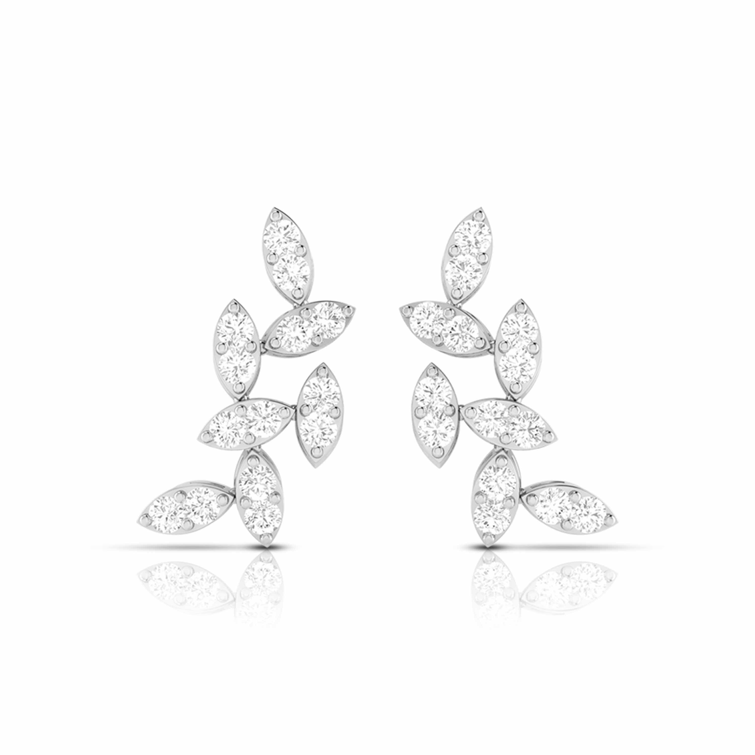 Fancy earrings design Winchime Lab Grown Diamond Earrings Fiona Diamonds