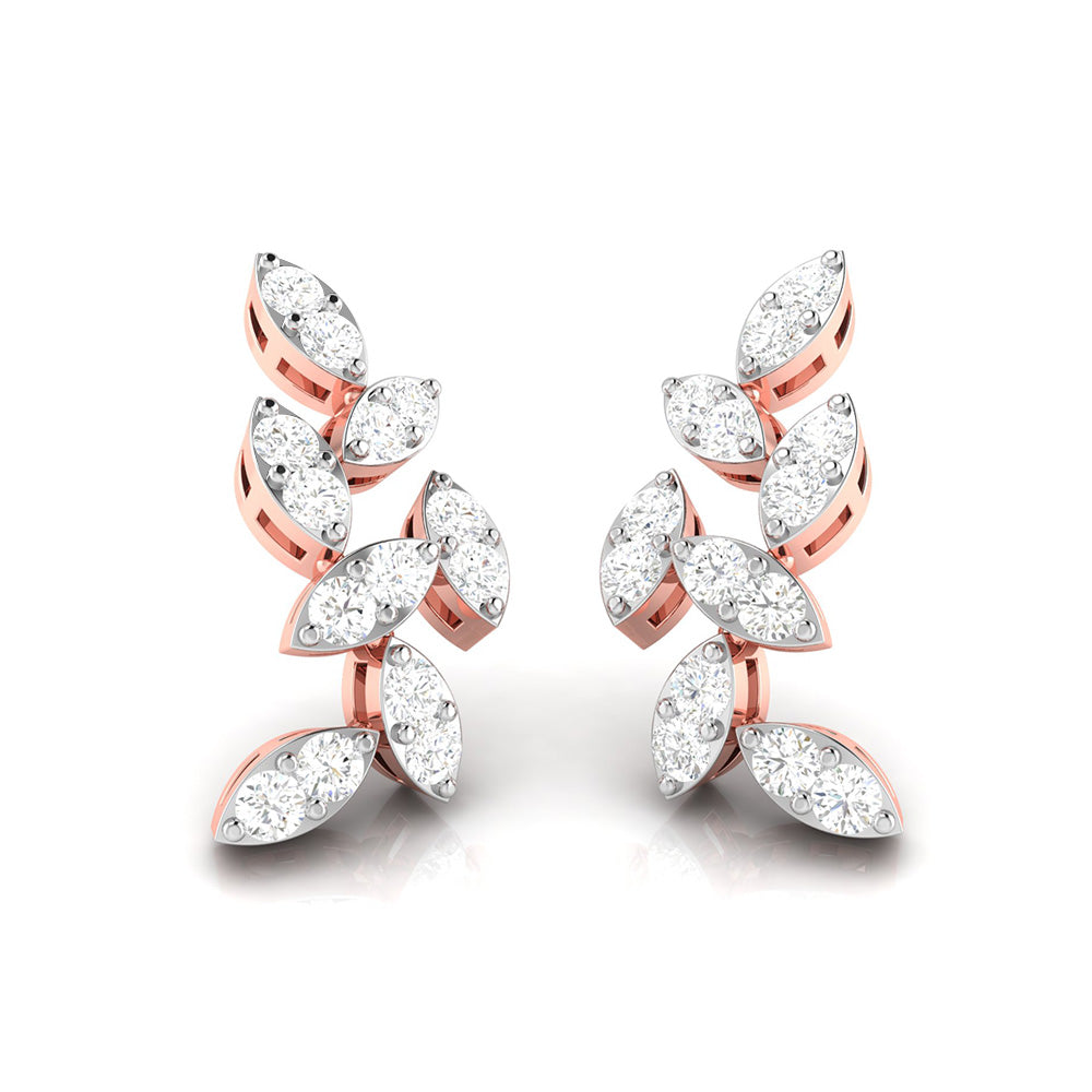 Fancy earrings design Winchime Lab Grown Diamond Earrings Fiona Diamonds
