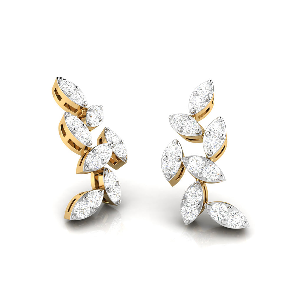 Fancy earrings design Winchime Lab Grown Diamond Earrings Fiona Diamonds