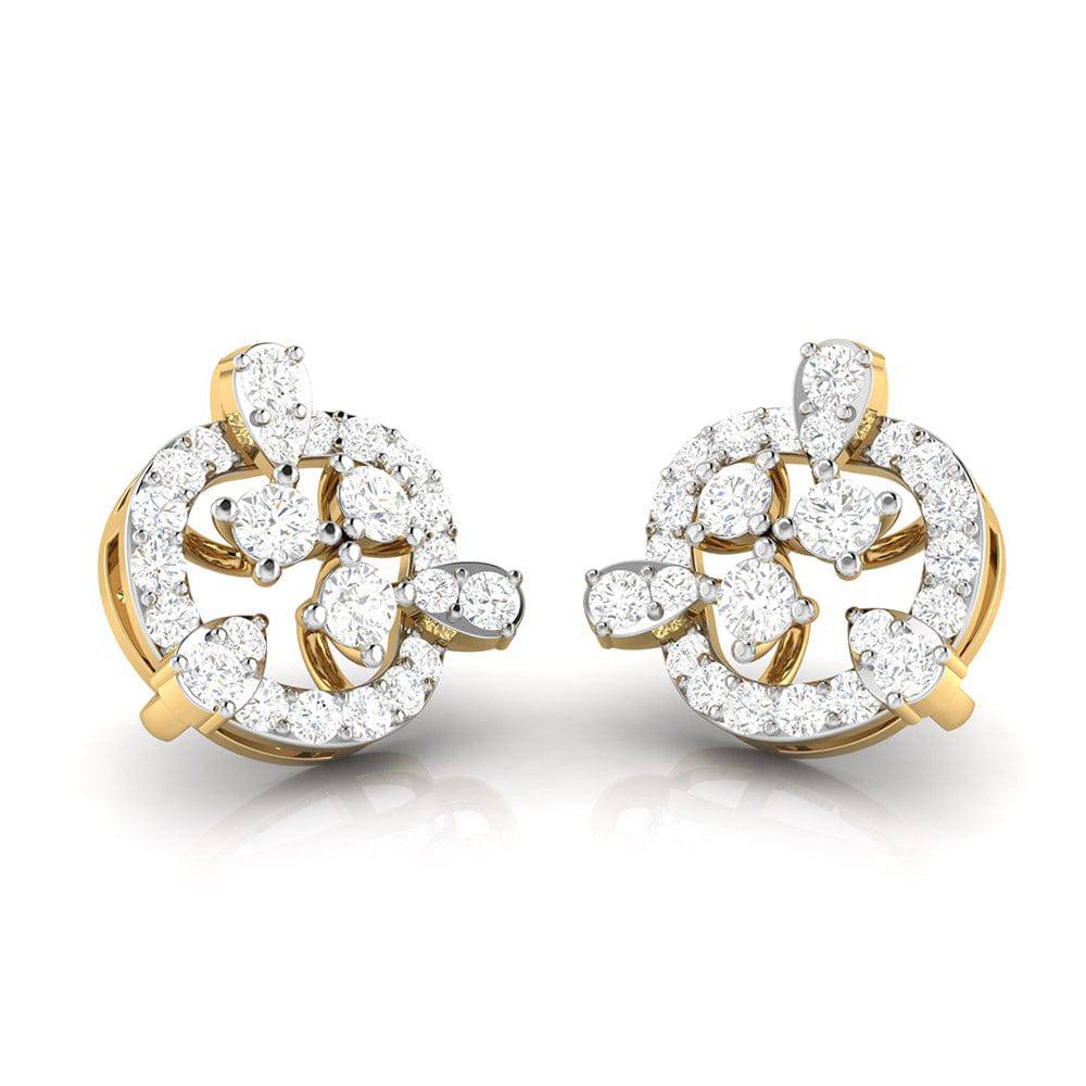 Latest earrings design Catchy Lab Grown Diamond Earrings Fiona Diamonds