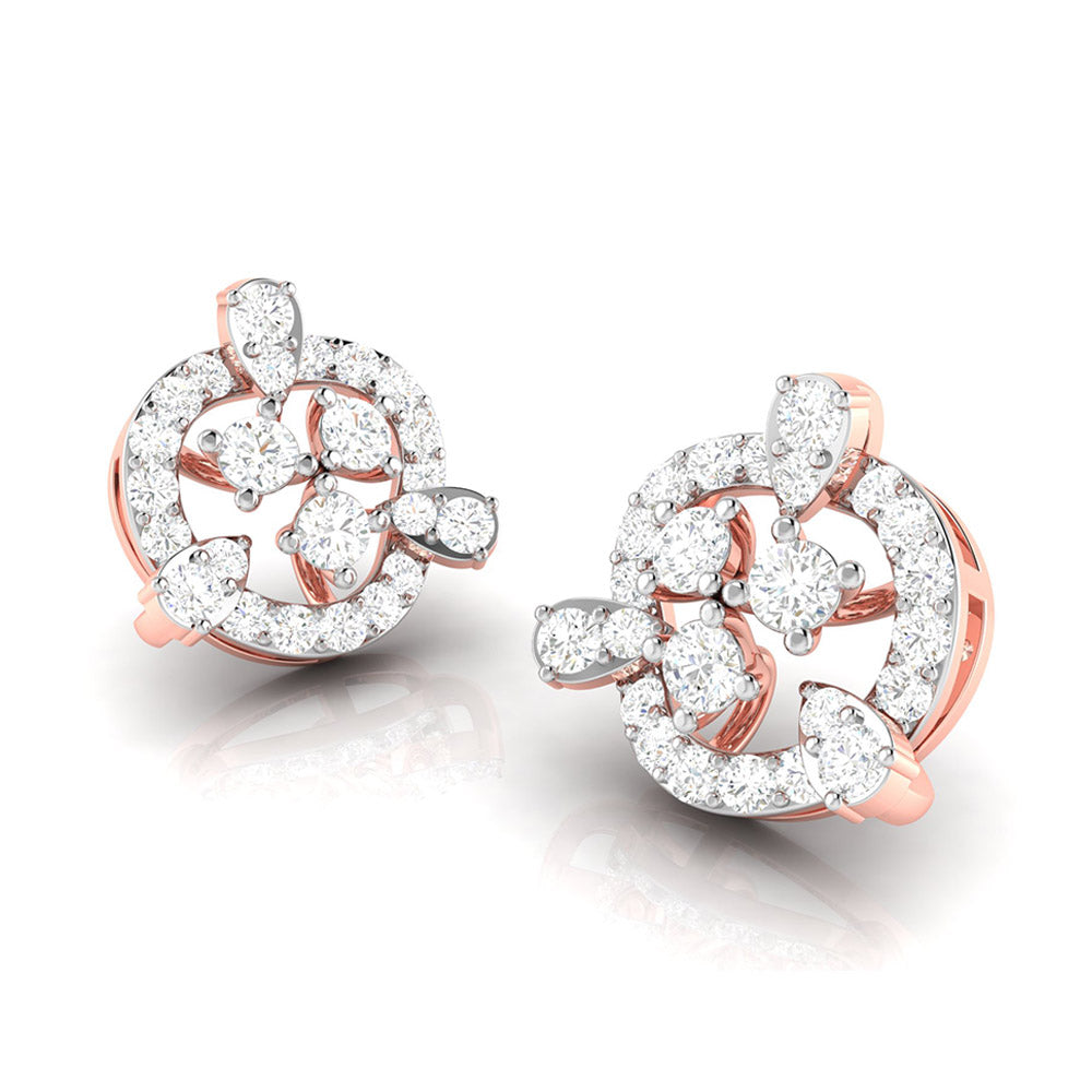 Latest earrings design Catchy Lab Grown Diamond Earrings Fiona Diamonds