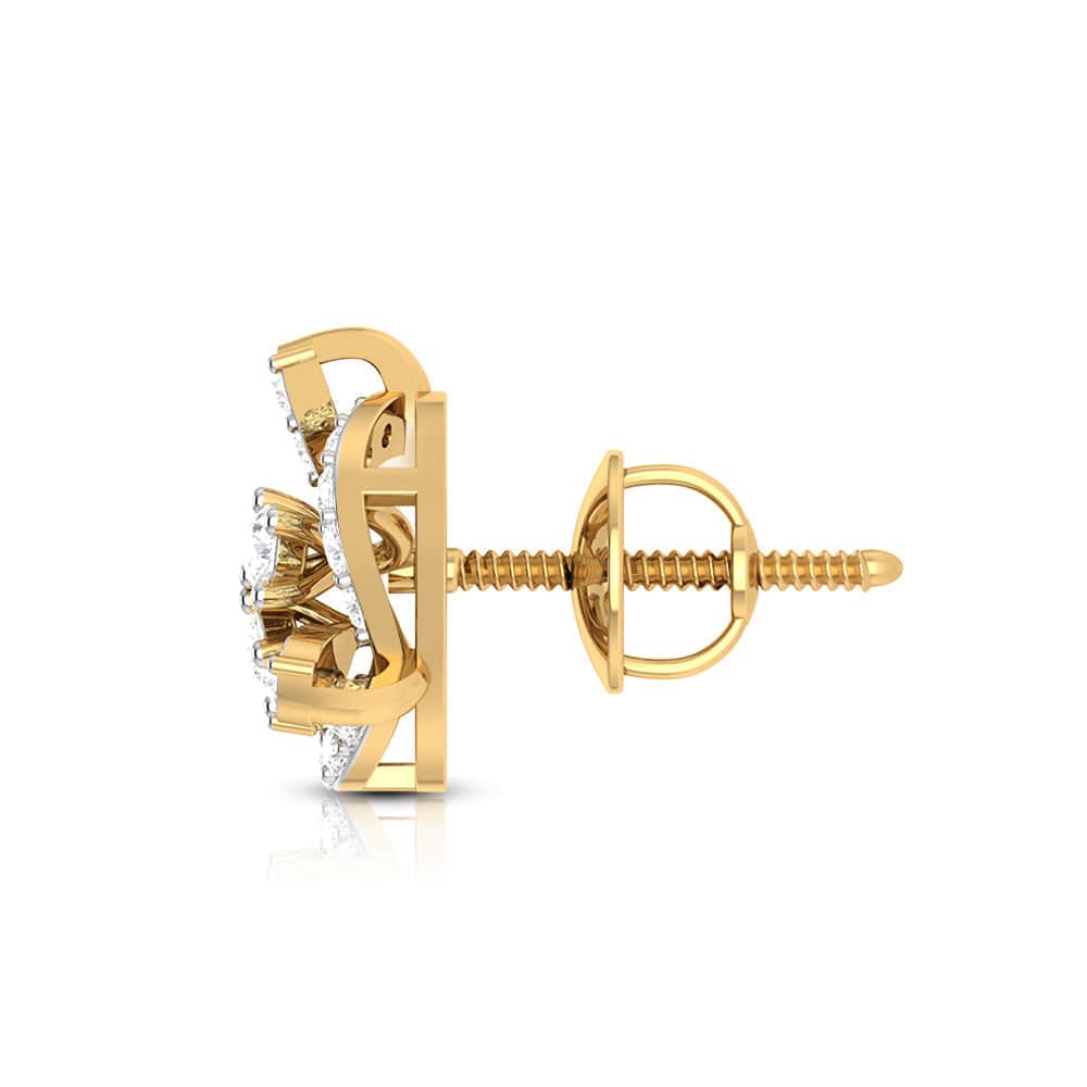 Latest earrings design Catchy Lab Grown Diamond Earrings Fiona Diamonds