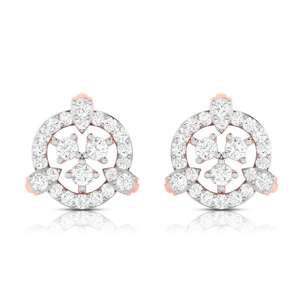 Latest earrings design Catchy Lab Grown Diamond Earrings Fiona Diamonds