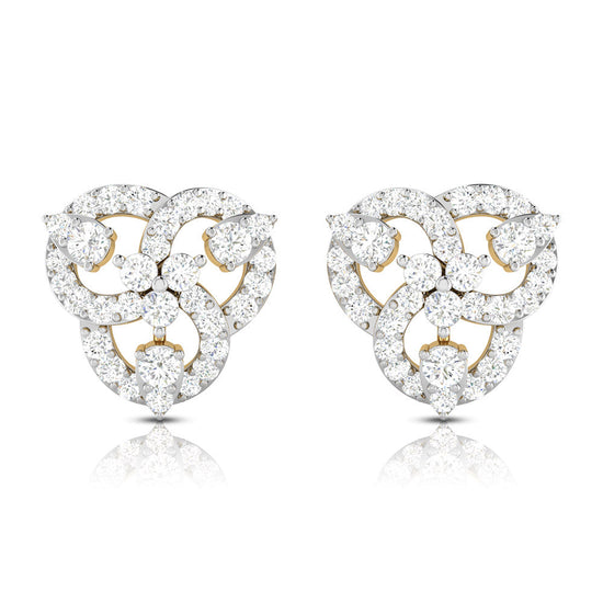 Load image into Gallery viewer, Small earrings design Seized Lab Grown Diamond Earrings Fiona Diamonds
