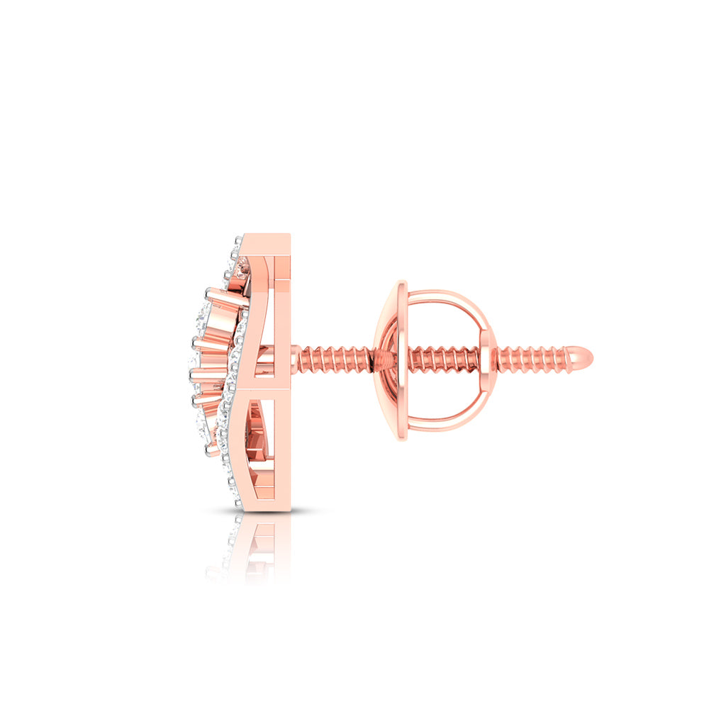 Party wear earrings design Indicator Lab Grown Diamond Earrings Fiona Diamonds