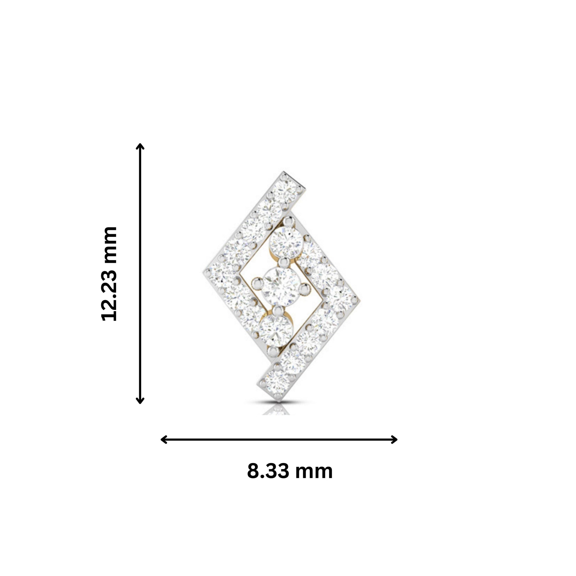 Party wear earrings design Indicator Lab Grown Diamond Earrings Fiona Diamonds