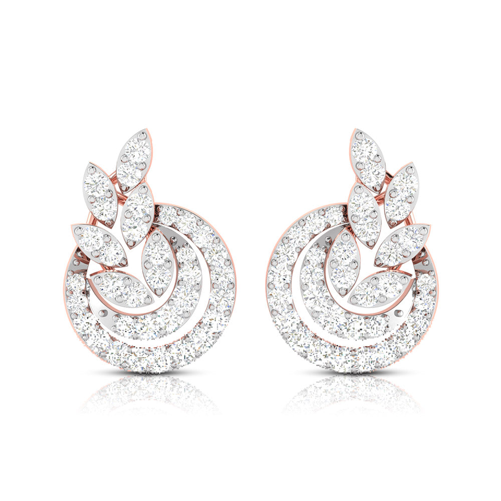 Fancy earrings design Stadium Lab Grown Diamond Earrings Fiona Diamonds