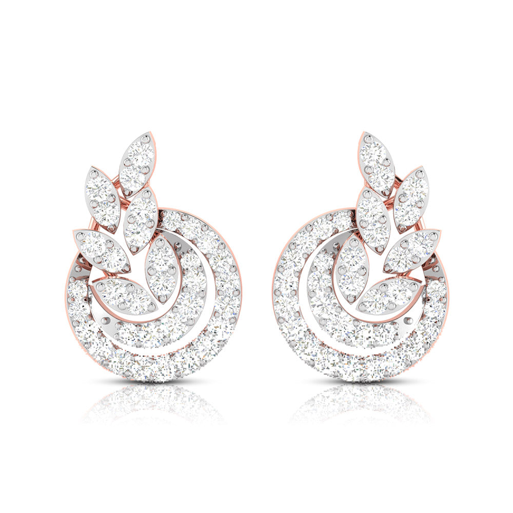 Load image into Gallery viewer, Fancy earrings design Stadium Lab Grown Diamond Earrings Fiona Diamonds
