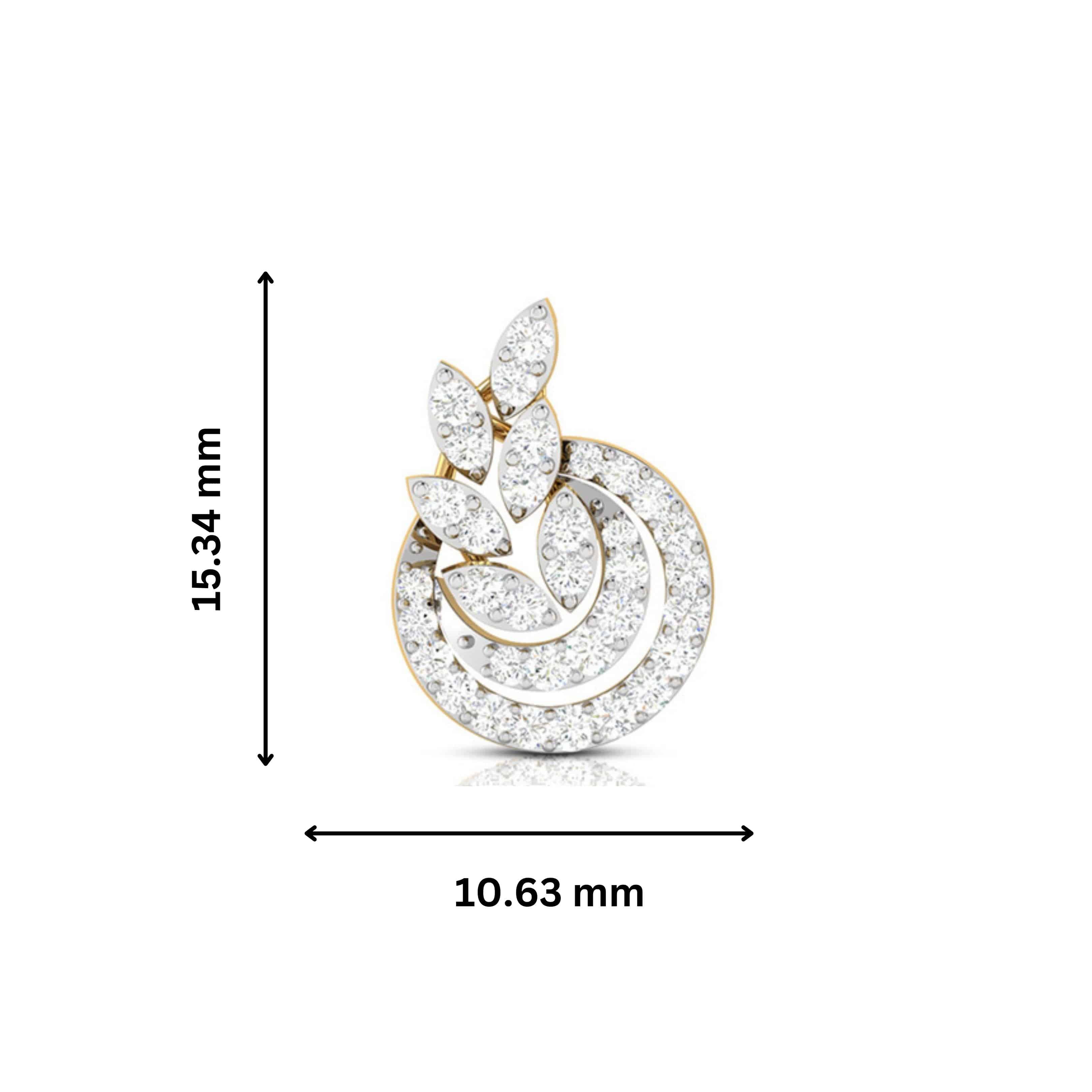 Fancy earrings design Stadium Lab Grown Diamond Earrings Fiona Diamonds